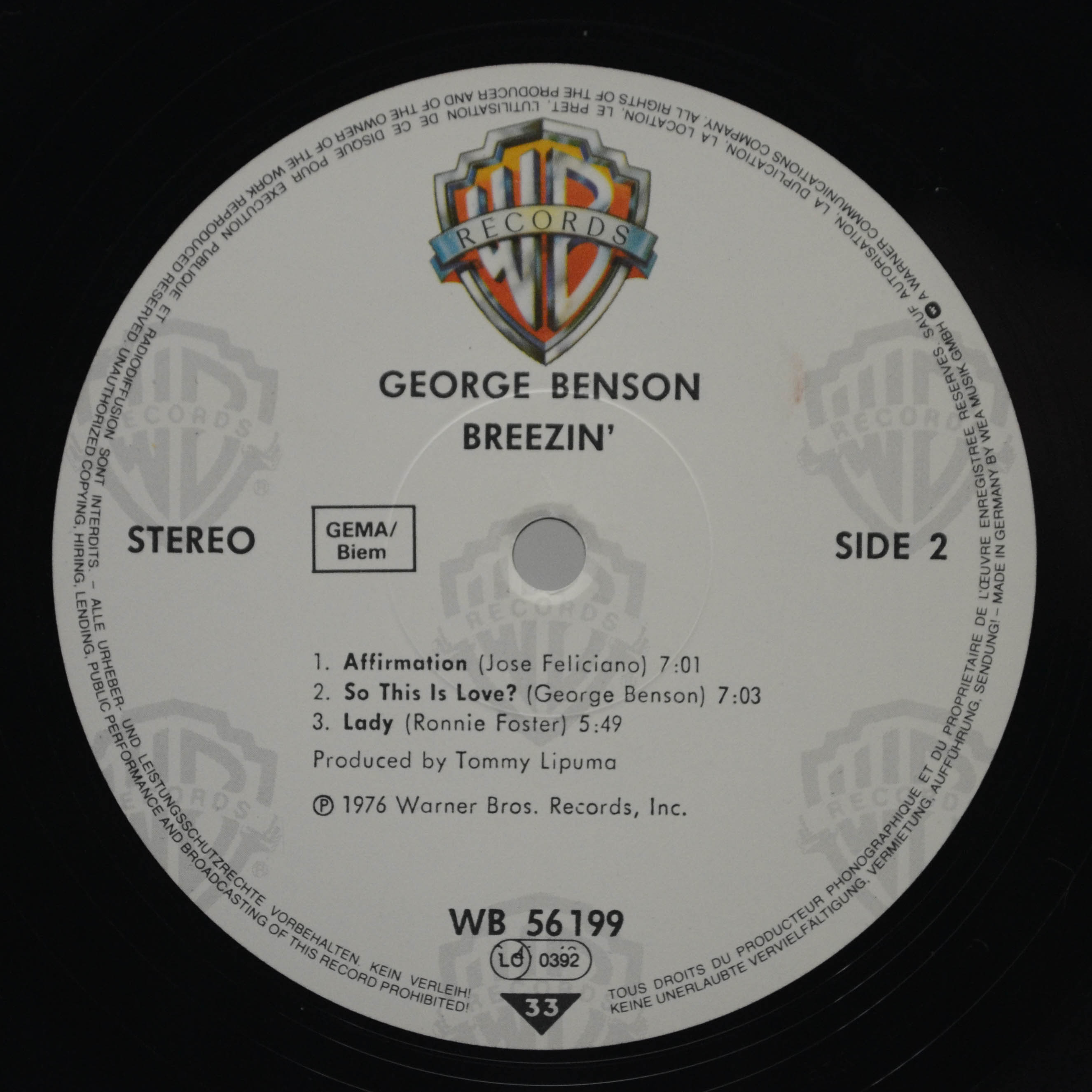 George Benson — Breezin', 1976