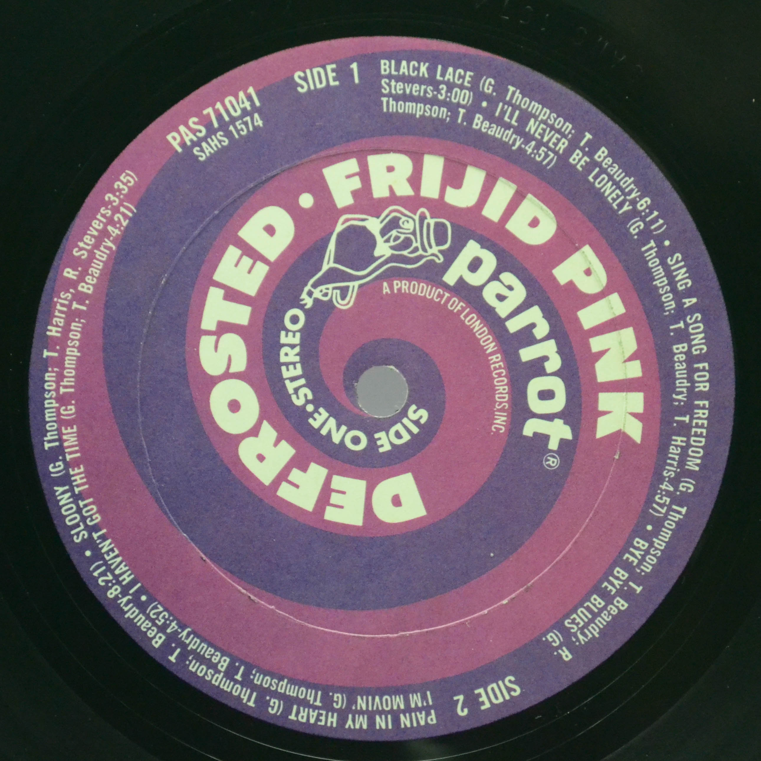 Виниловая пластинка Frijid Pink — Defrosted (1-st, USA), 1970