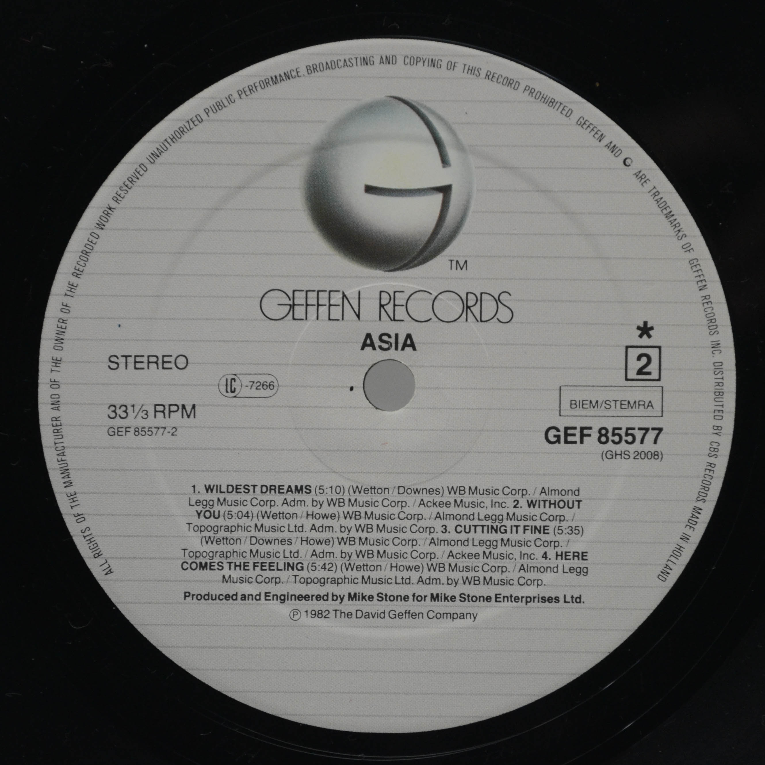 Asia — Asia, 1982