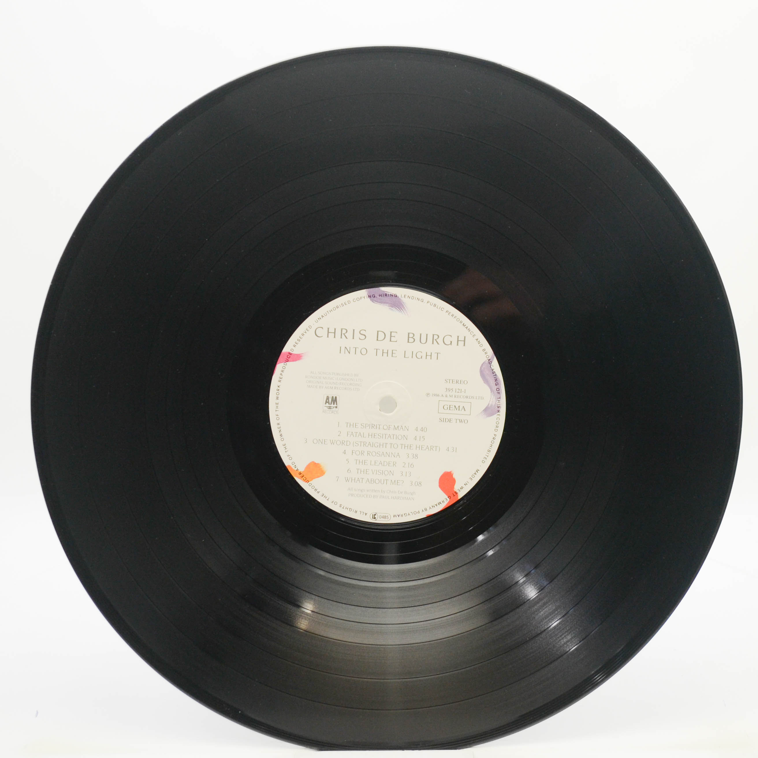 Chris de Burgh — Into The Light, 1986