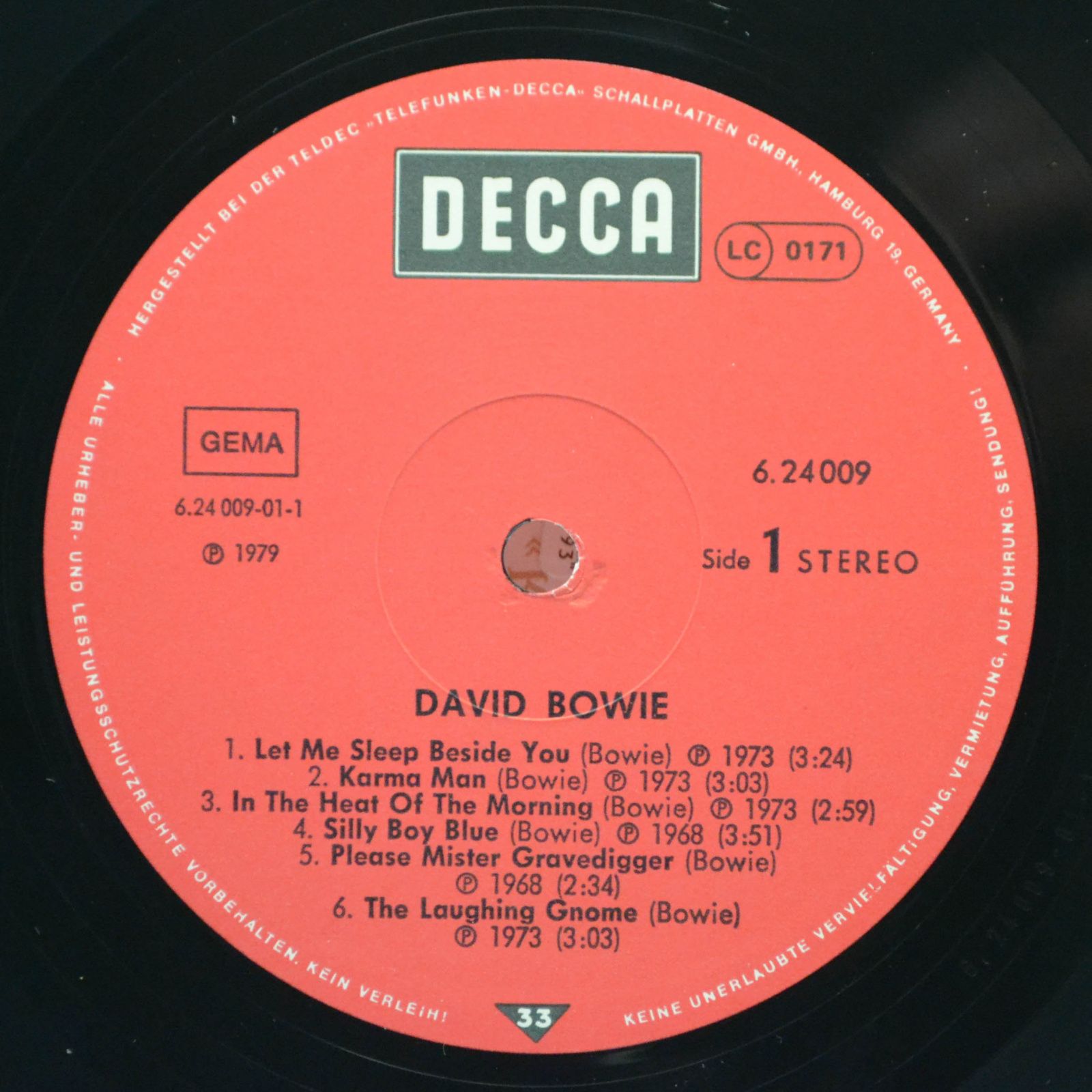 David Bowie — David Bowie, 1979