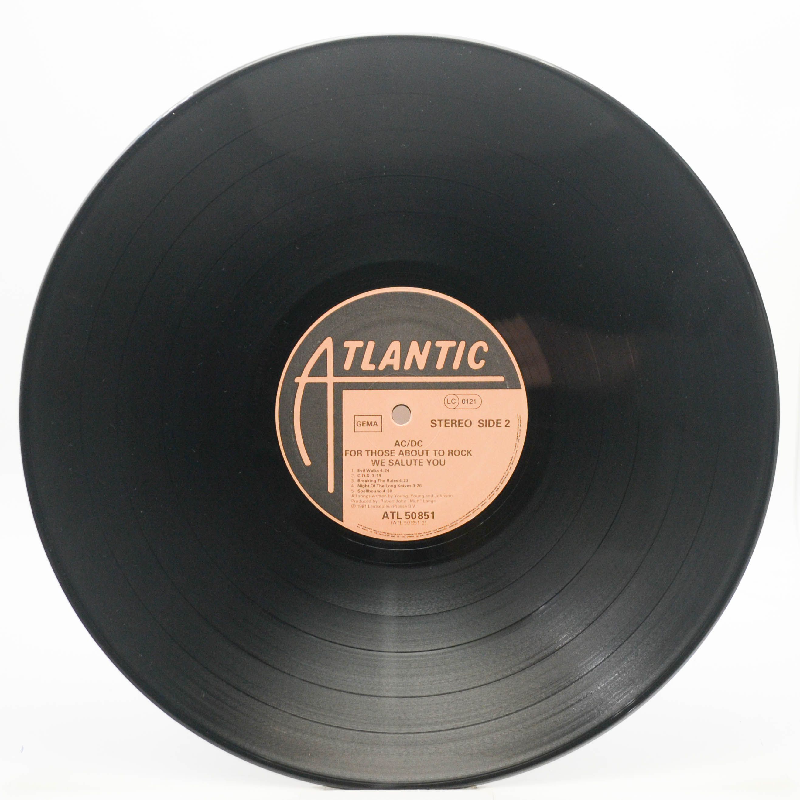 AC/DC — For Those About To Rock We Salute You, 1981