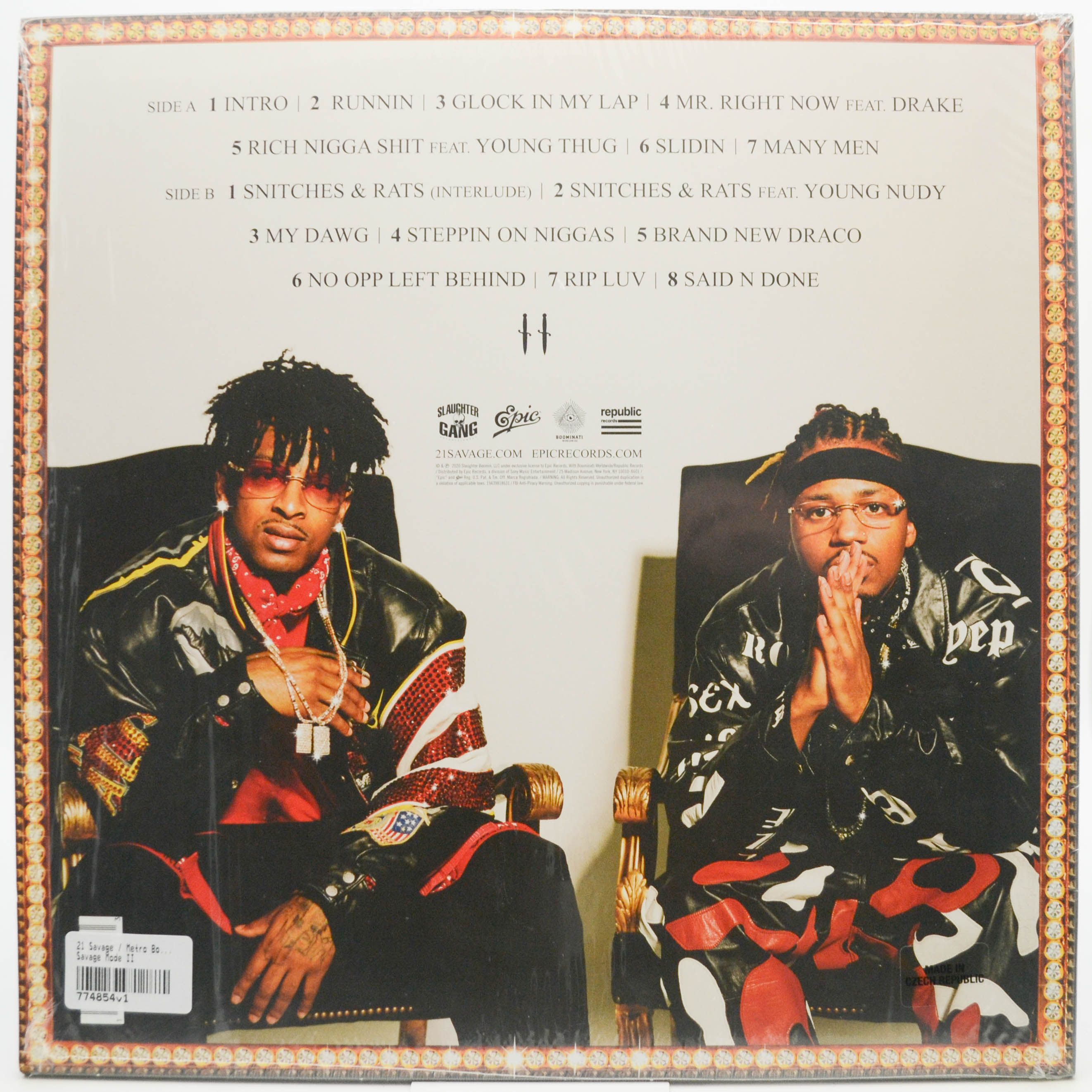21 Savage & Metro Boomin — Savage Mode II (1-st, USA), 2020