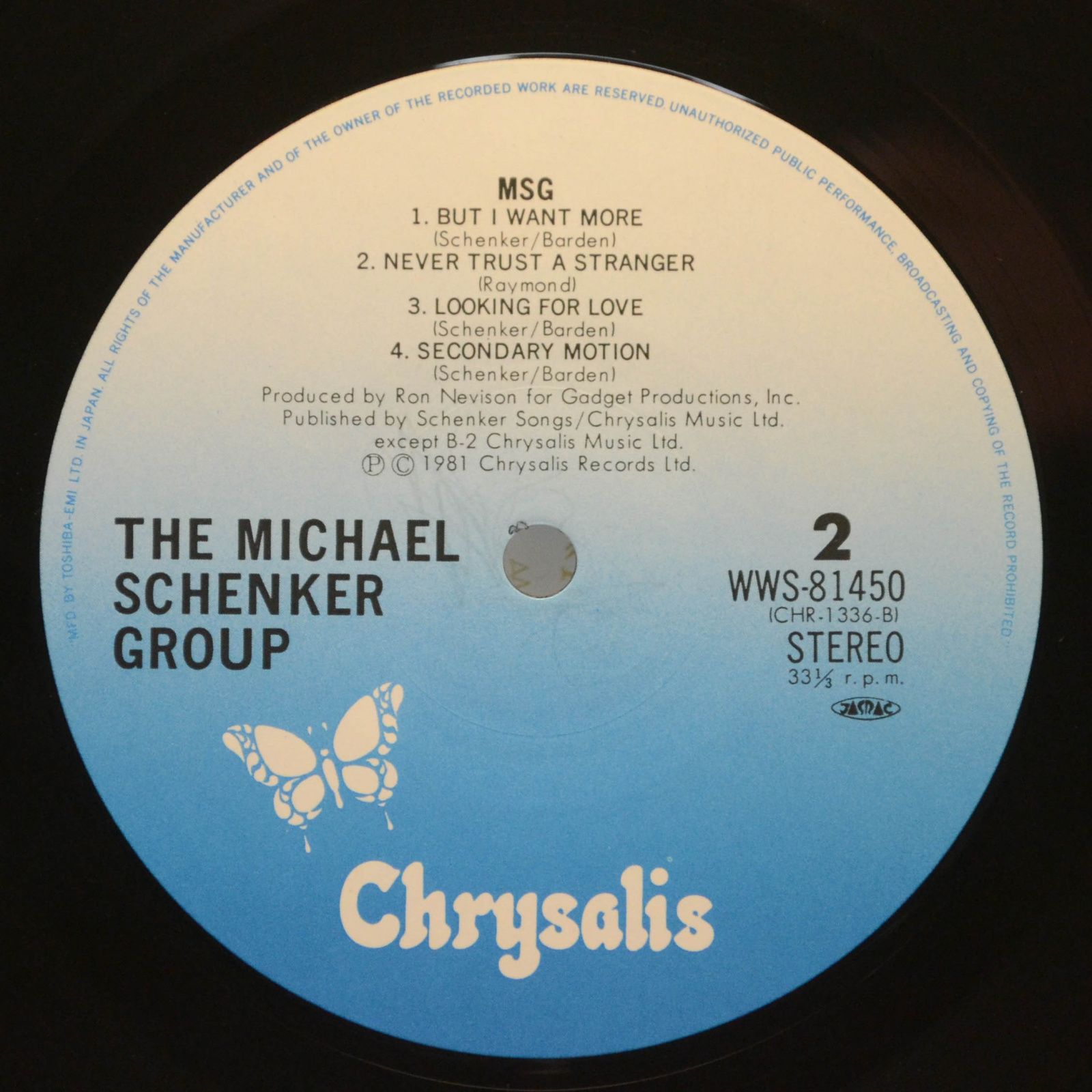 Michael Schenker Group — MSG, 1981