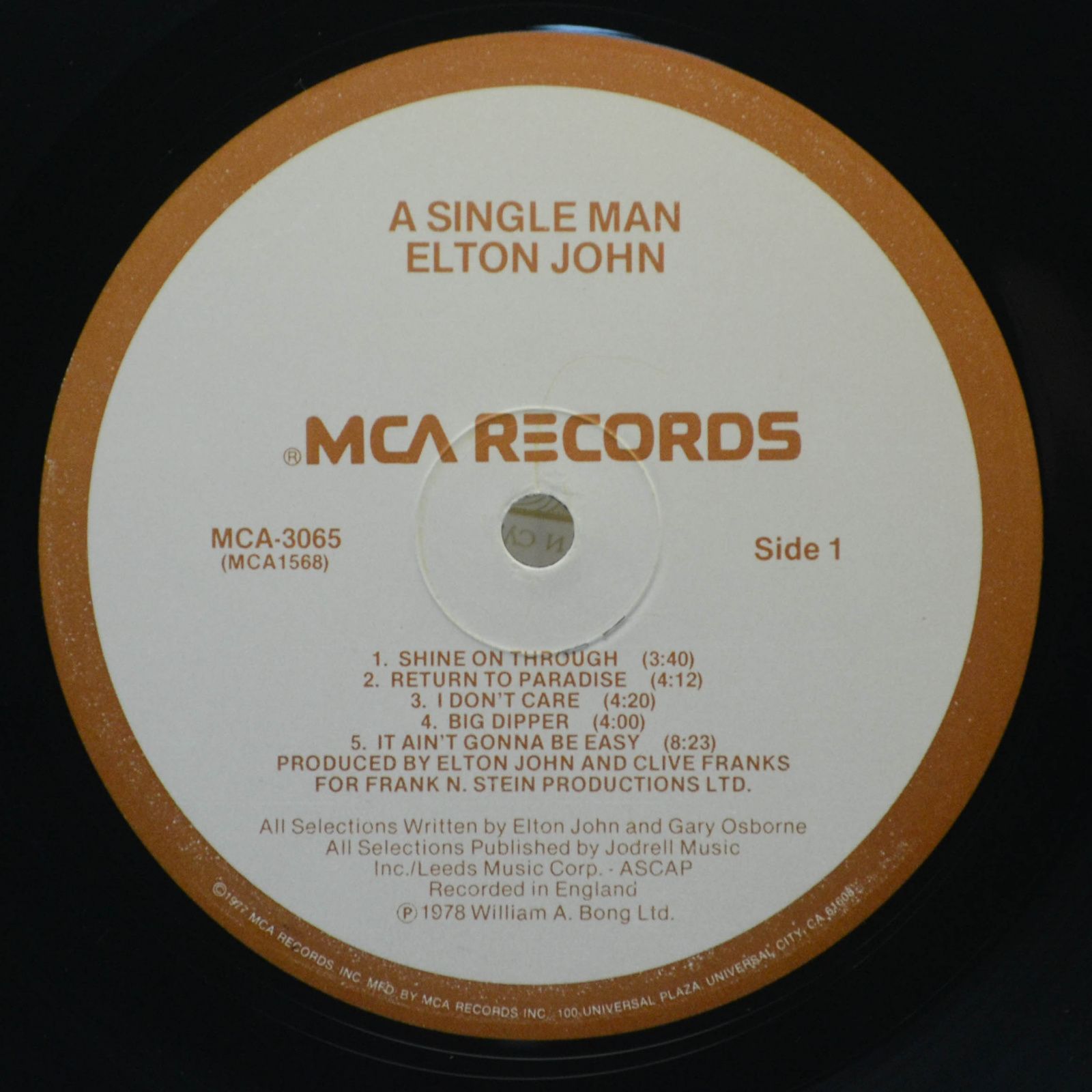 Elton John — A Single Man (USA), 1978
