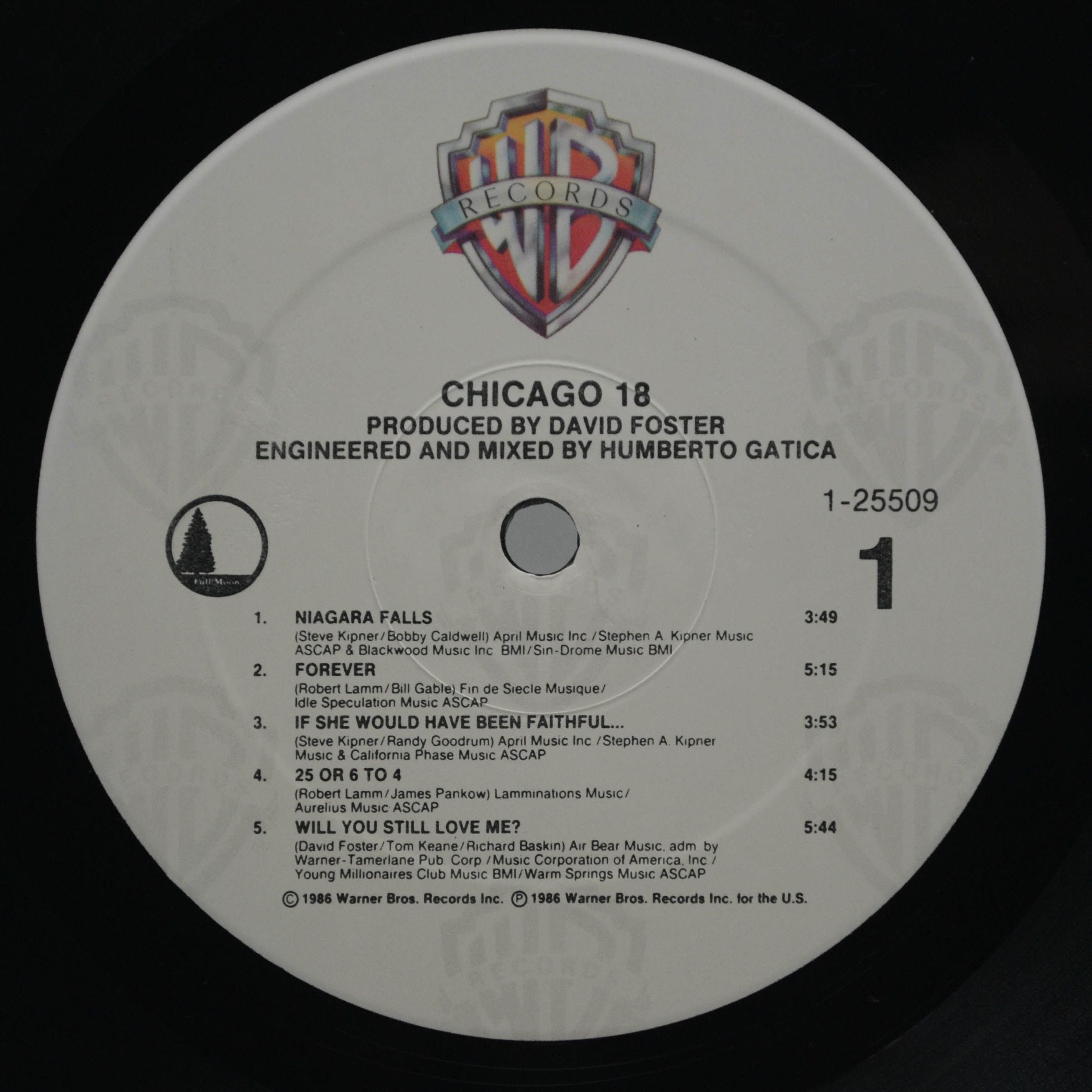 Chicago — Chicago 18 (1-st, USA), 1986