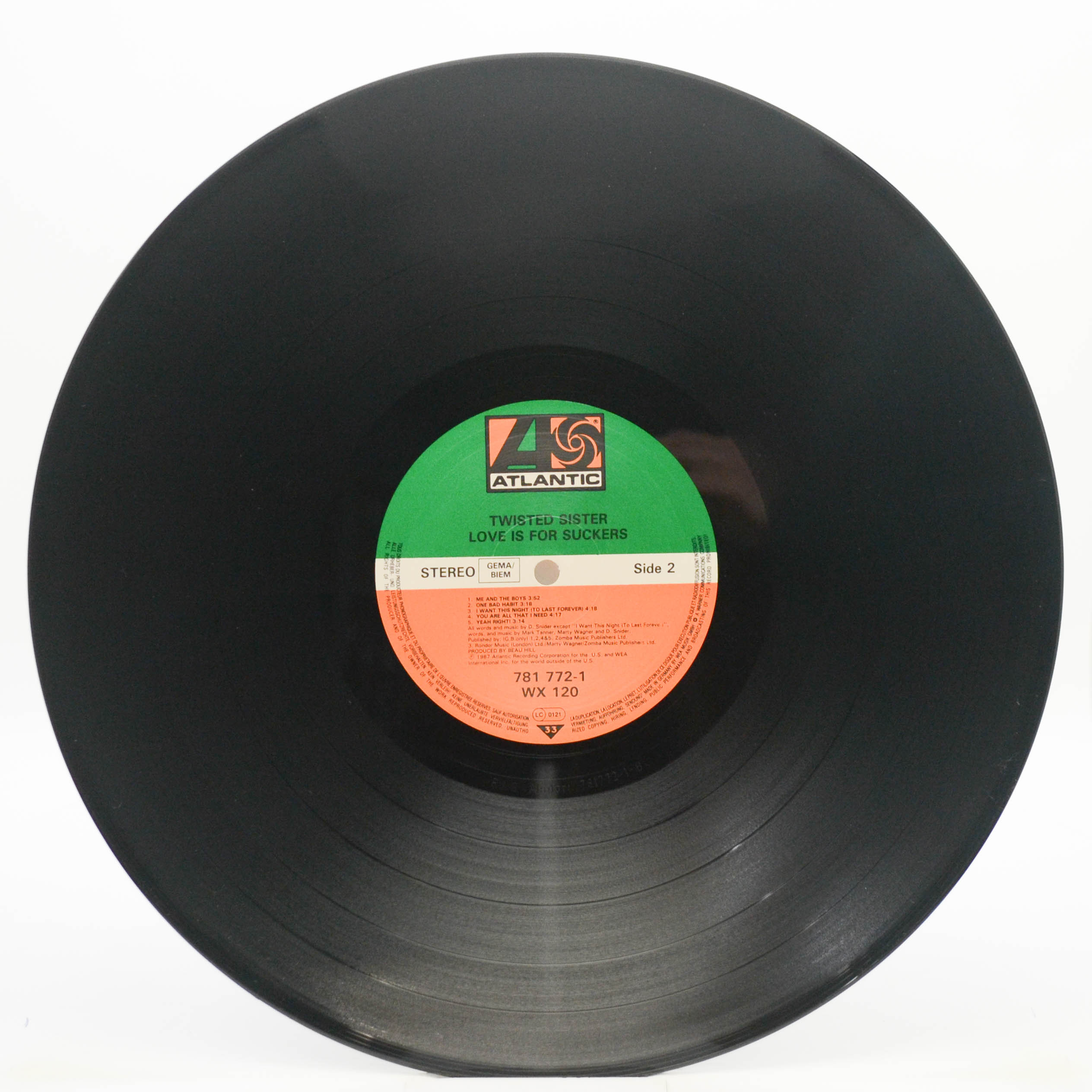 Twisted Sister — Love Is For Suckers, 1987