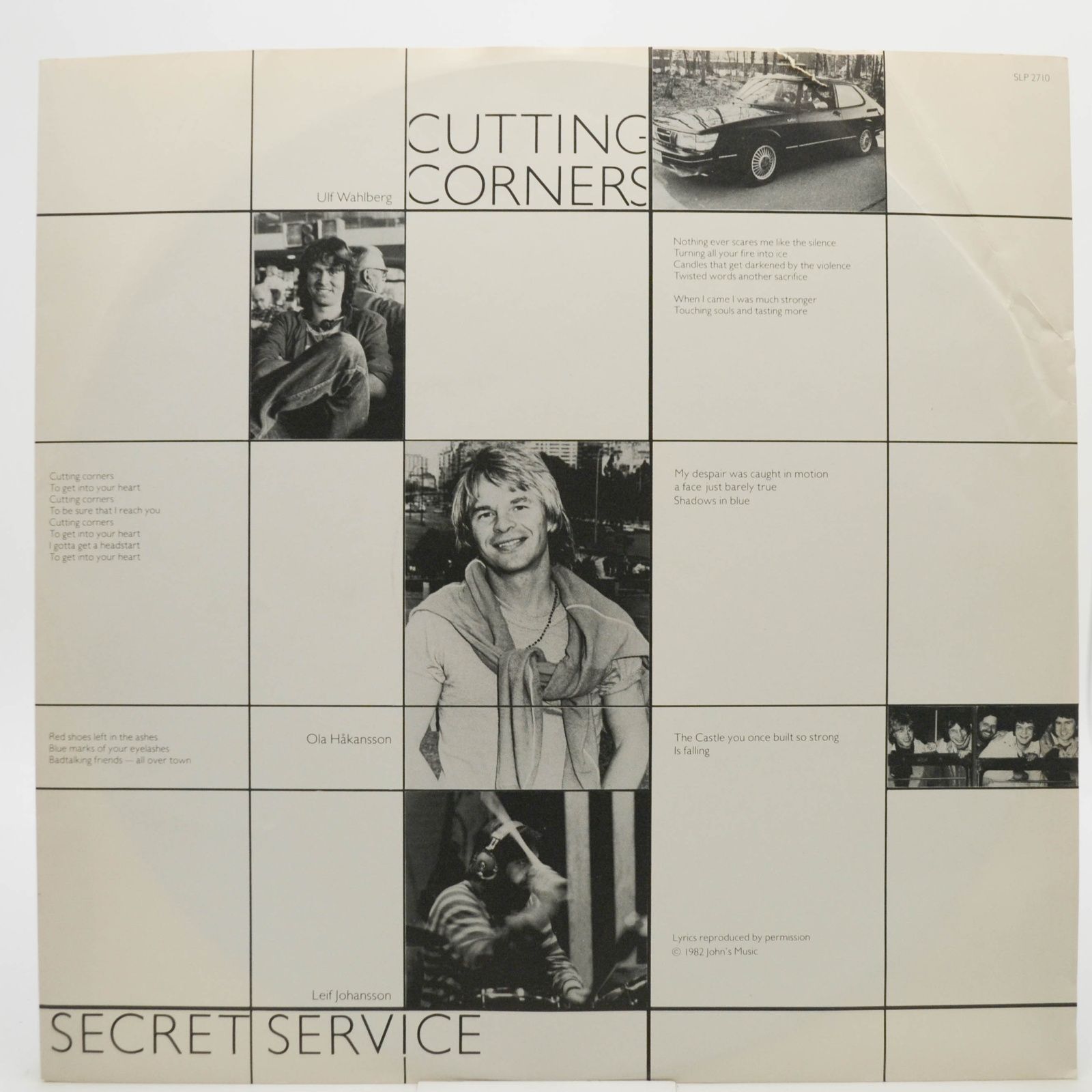 Secret Service — Cutting Corners (1-st, Sweden), 1982