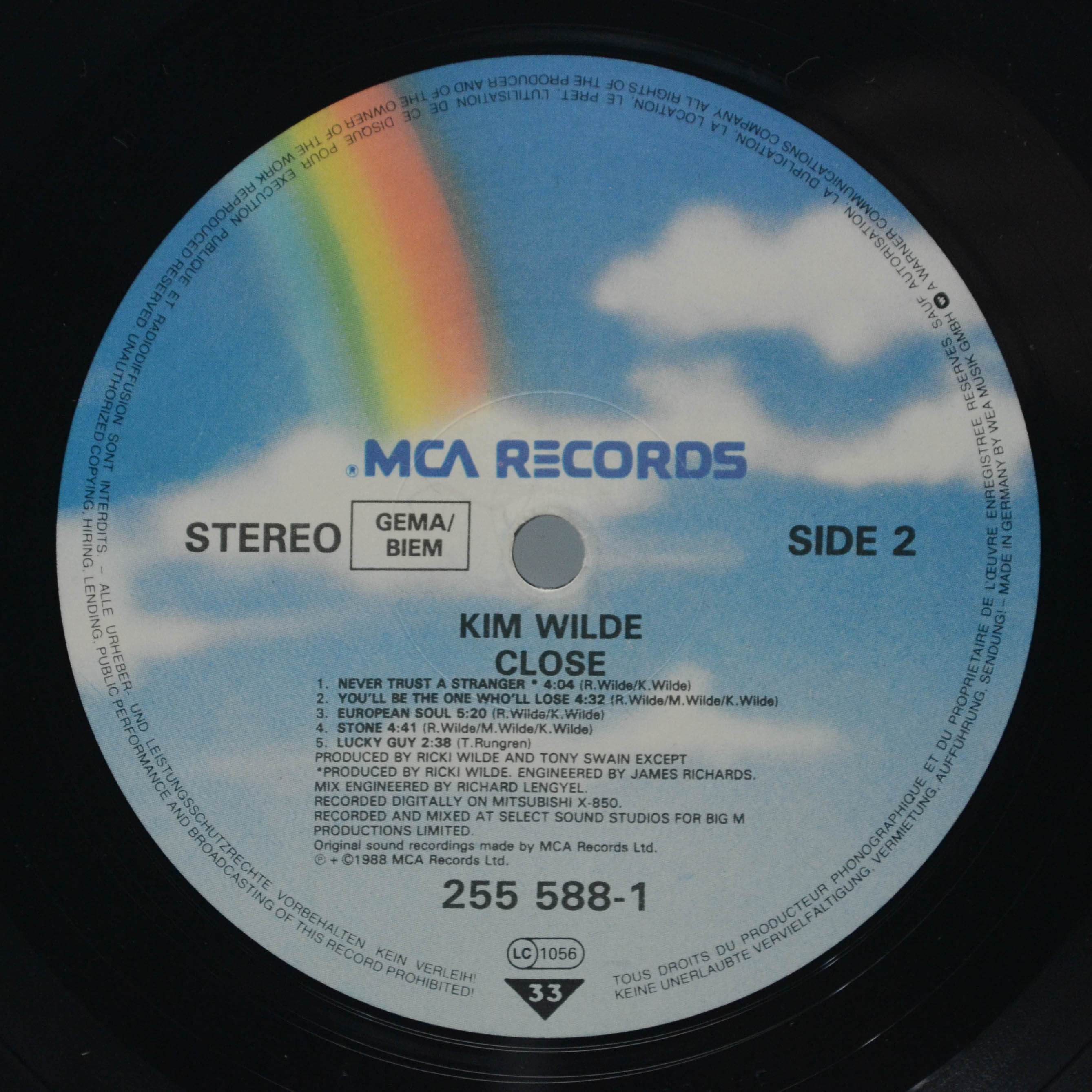 Kim Wilde — Close, 1988