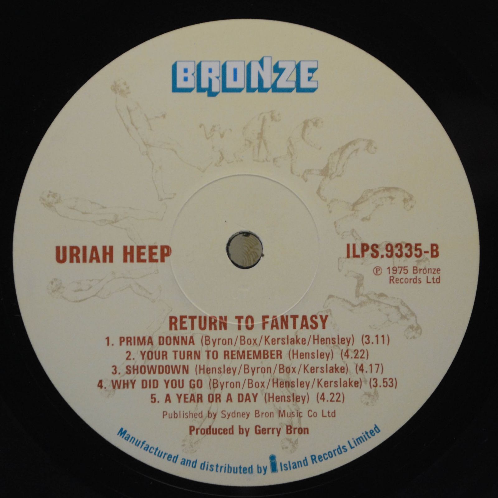 Uriah Heep — Return To Fantasy (1-st, UK), 1975