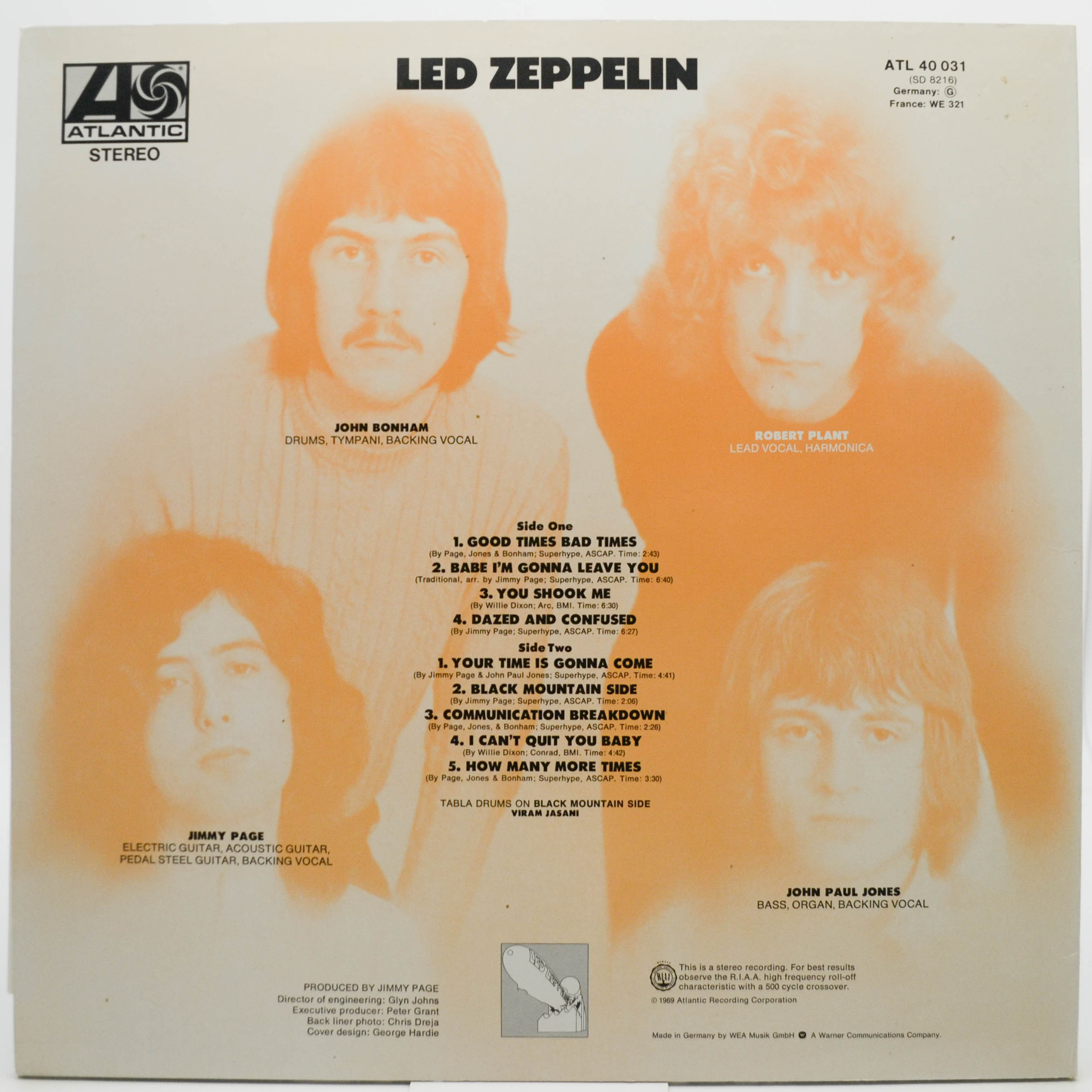 Led Zeppelin — Led Zeppelin, 1969