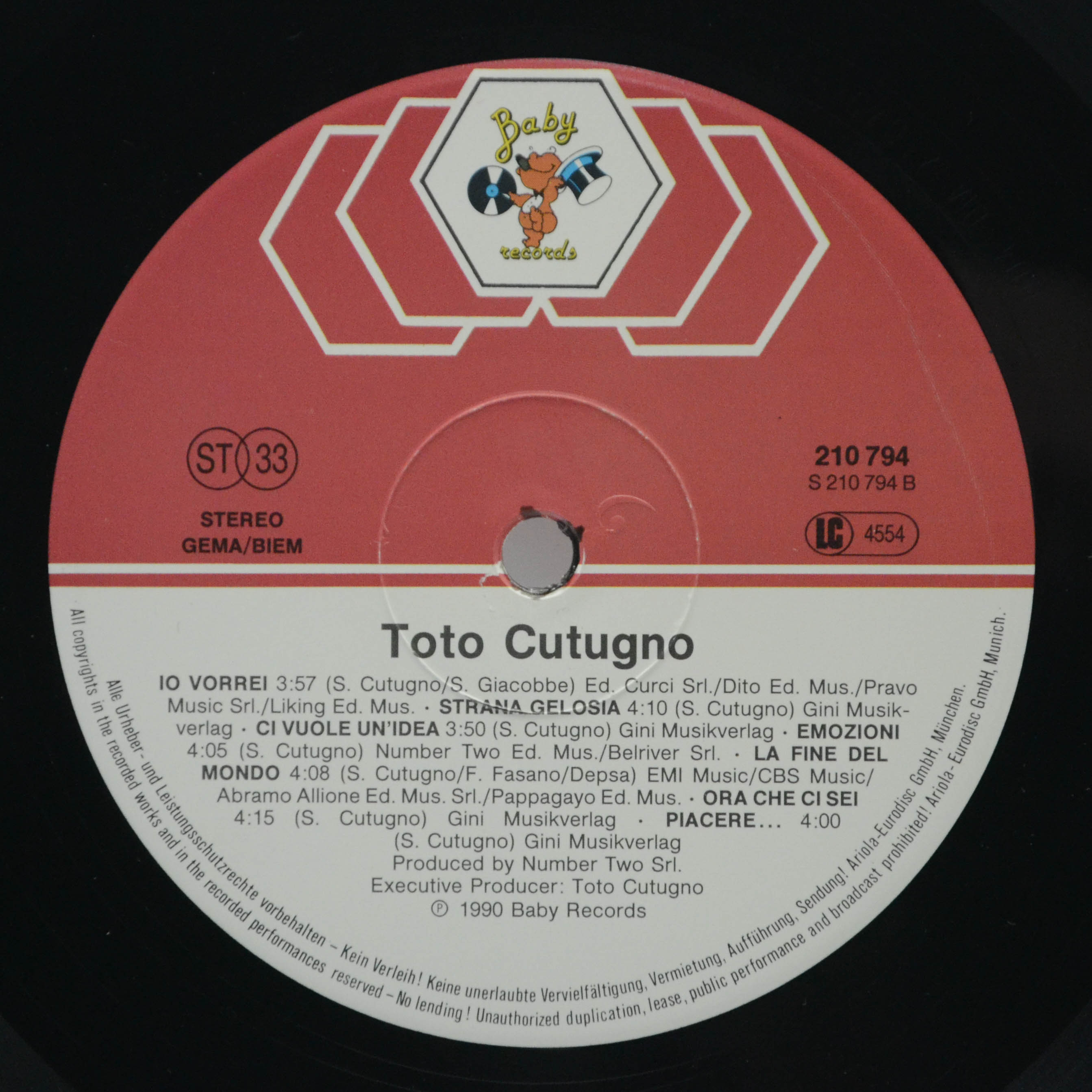 Toto Cutugno — Toto Cutugno, 1990