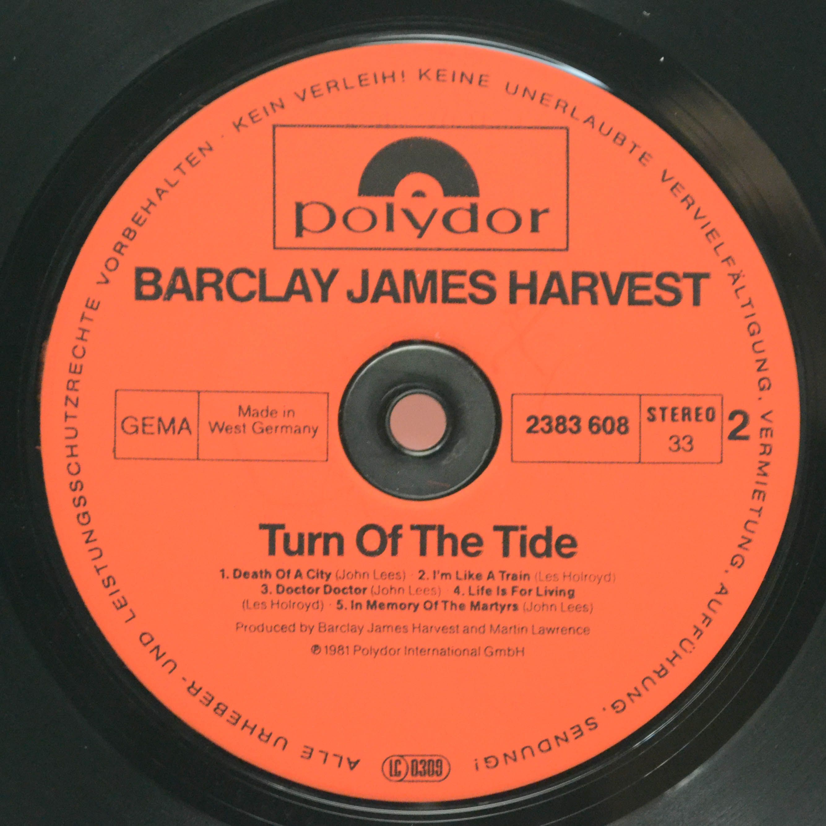 Barclay James Harvest — Turn Of The Tide, 1981