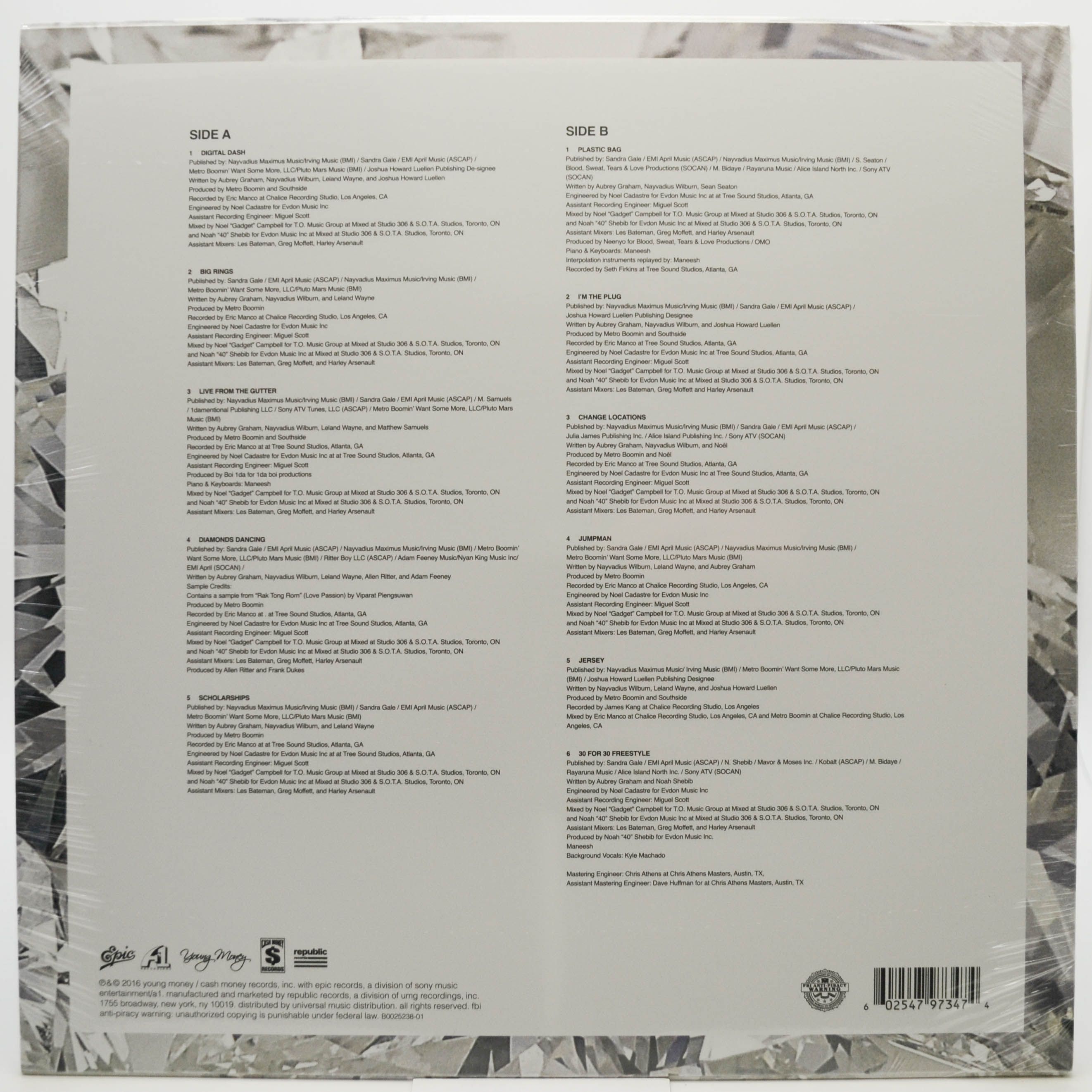 Виниловая пластинка Drake & Future — What A Time To Be Alive, 2015