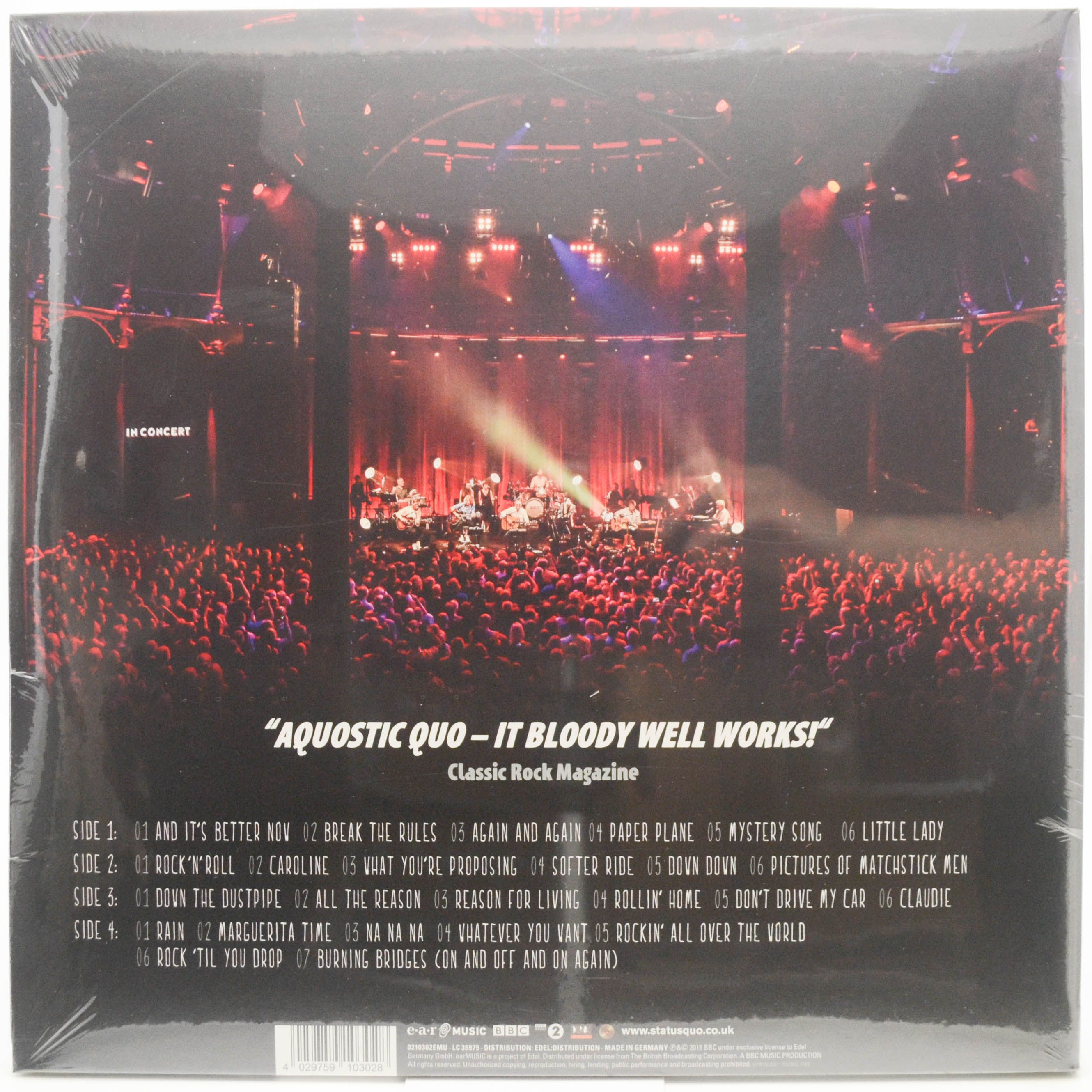 Status Quo — Aquostic - Live @ The Roundhouse (2LP), 2015