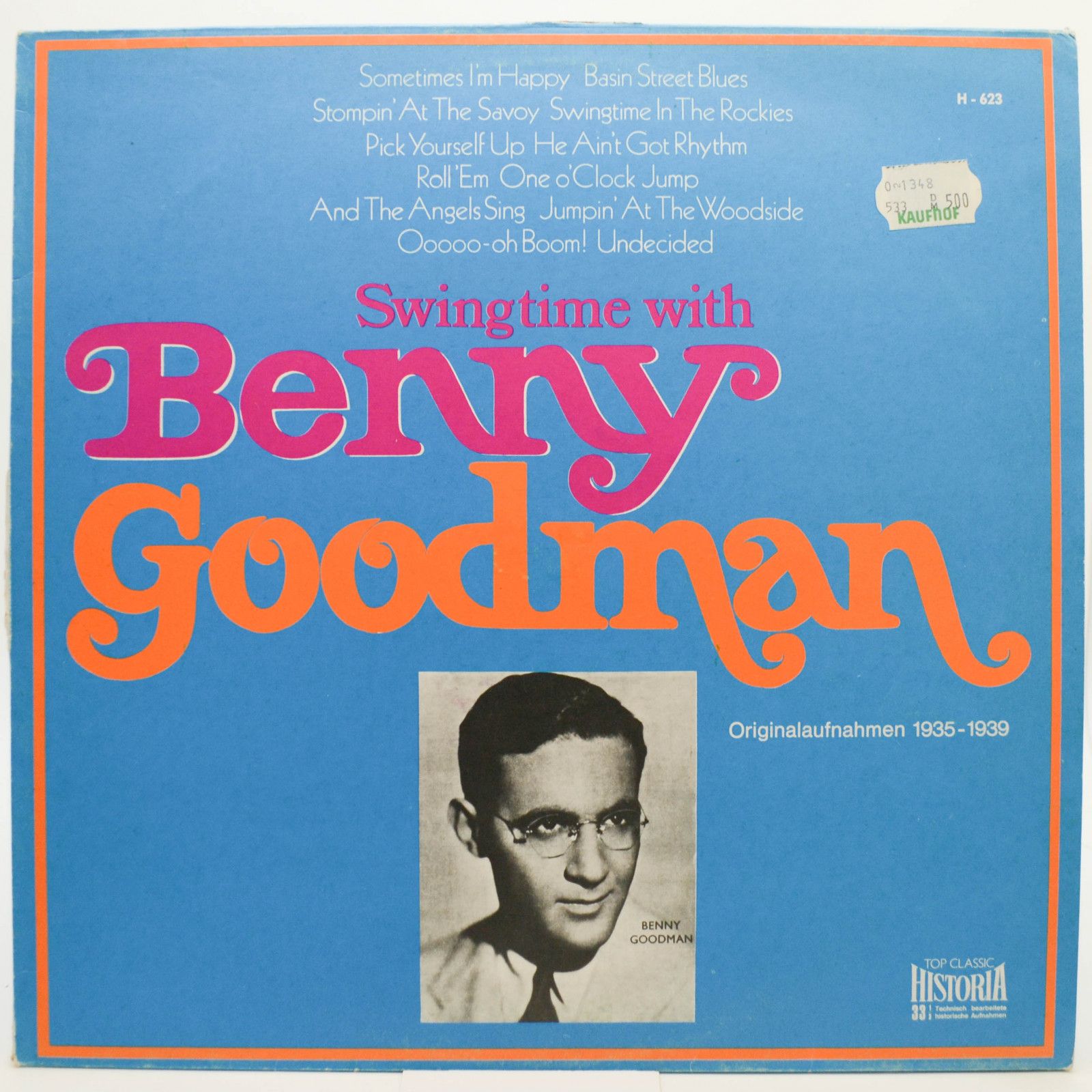 Benny Goodman — Swingtime With Benny Goodman, 1970