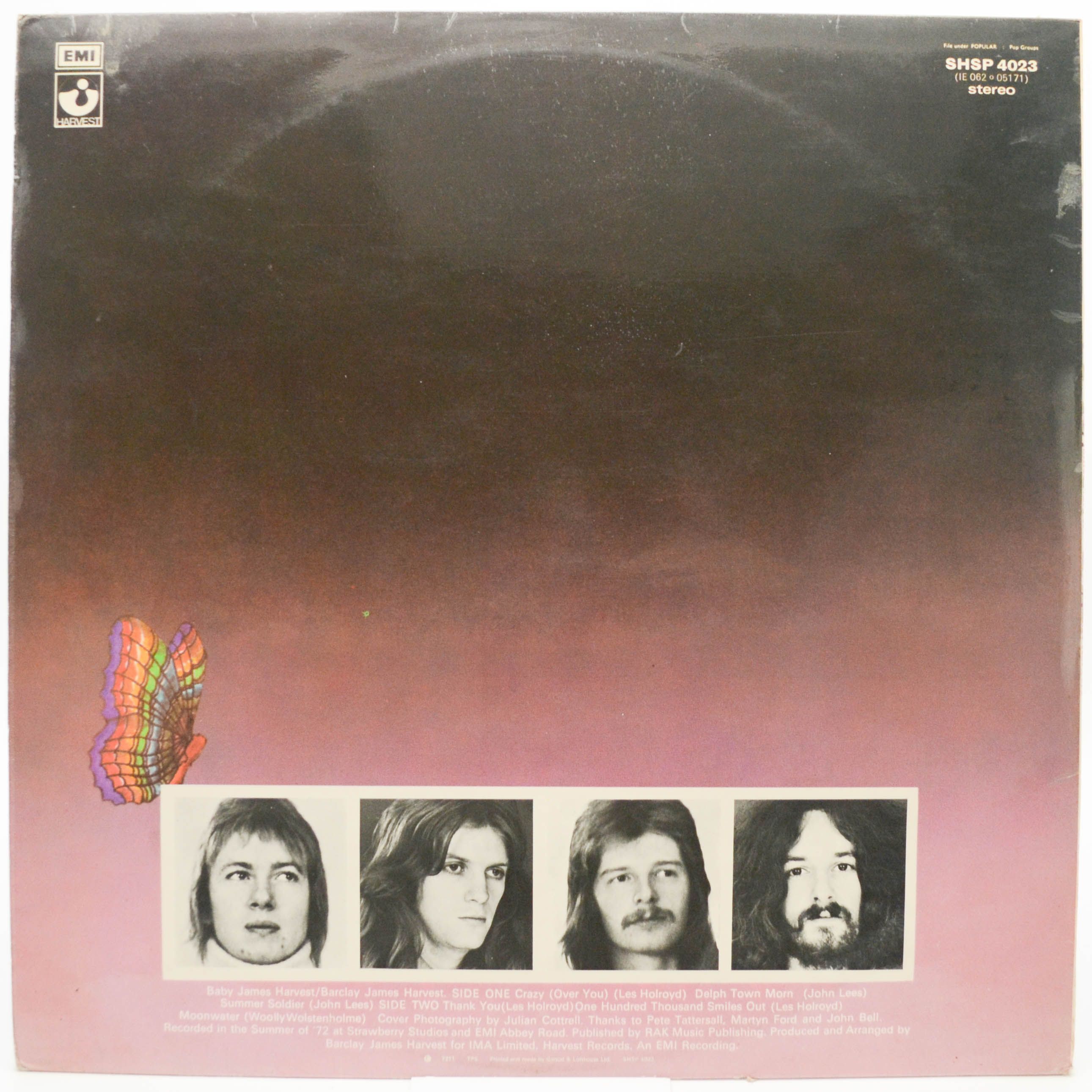 Barclay James Harvest — Baby James Harvest (1-st, UK), 1972