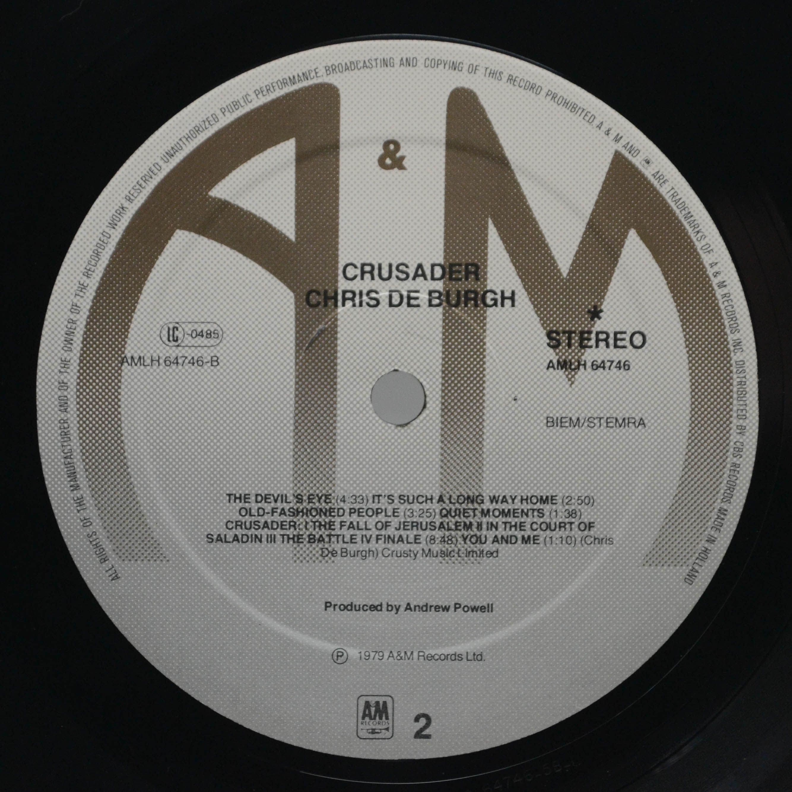 Chris de Burgh — Crusader, 1979