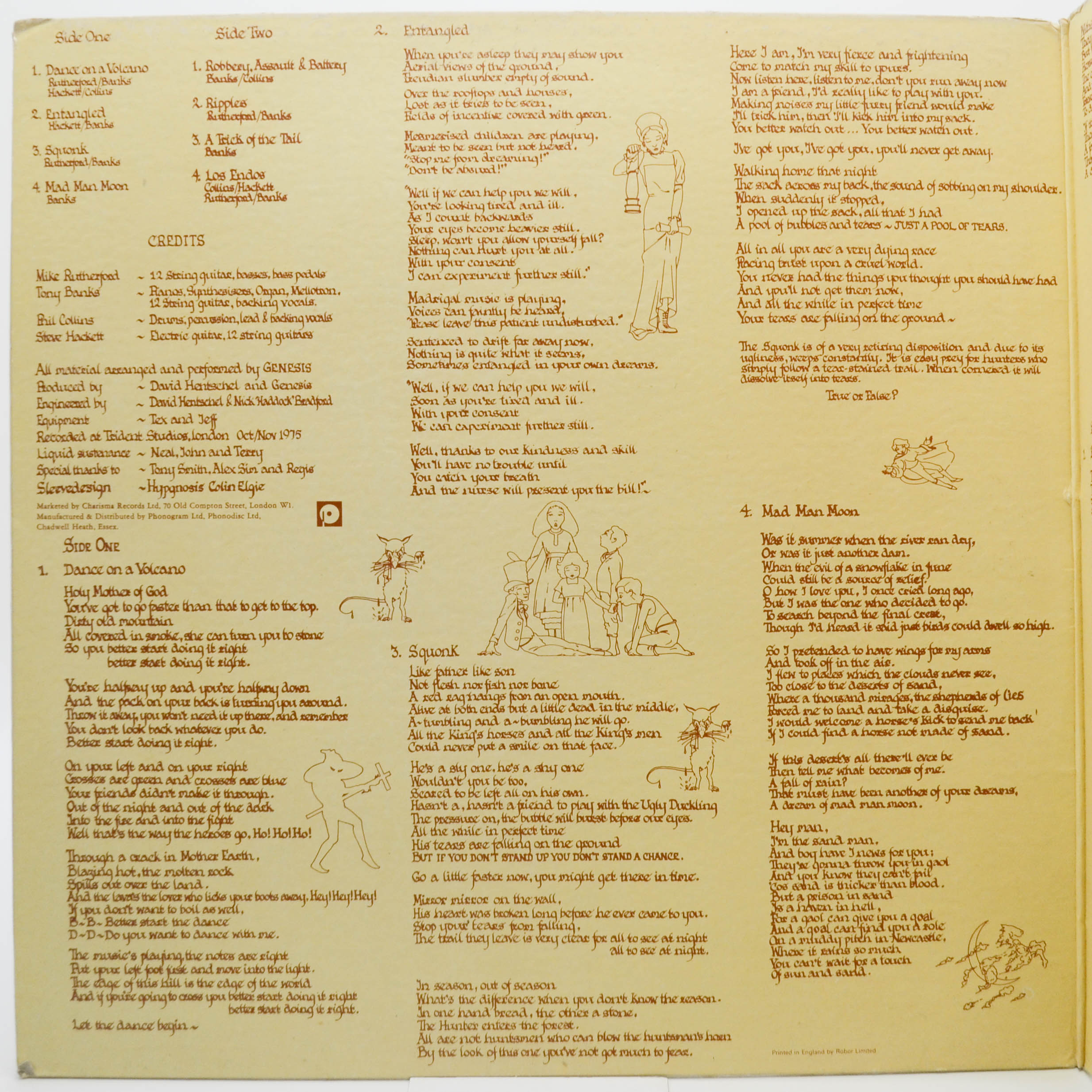 Виниловая пластинка Genesis — A Trick Of The Tail (UK), 1976