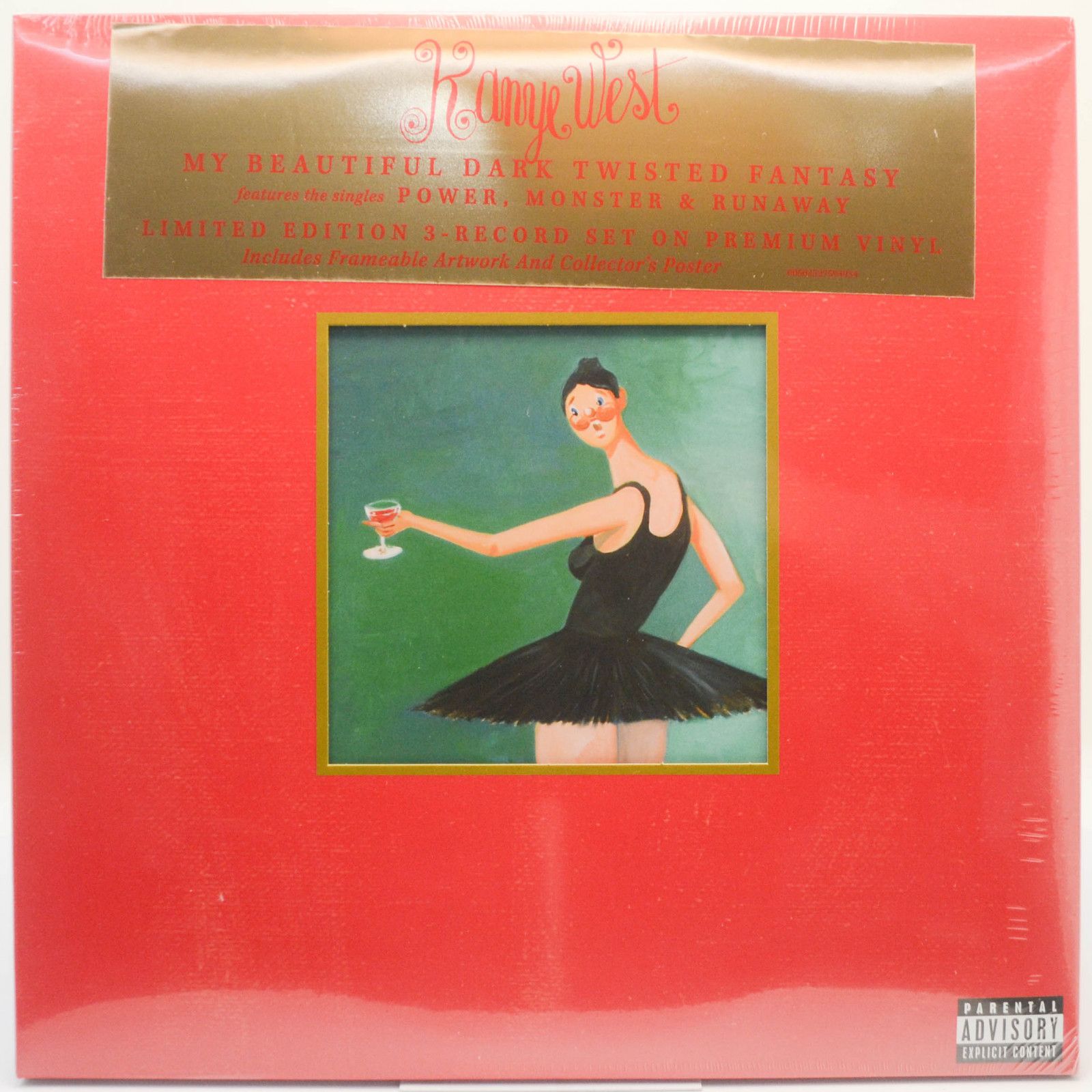 Kanye West — My Beautiful Dark Twisted Fantasy (3LP), 2010