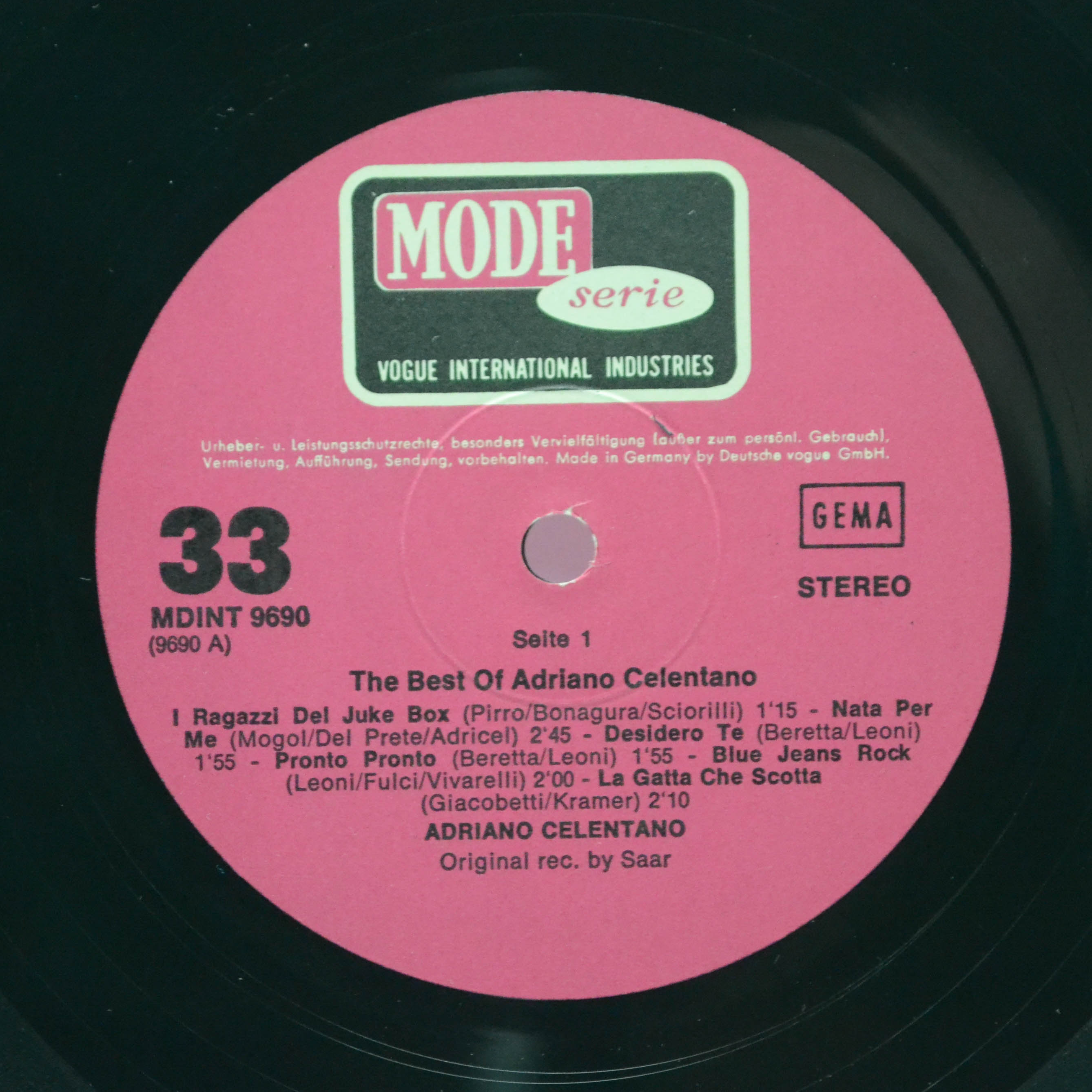 Adriano Celentano — The Best Of Adriano Celentano, 1967