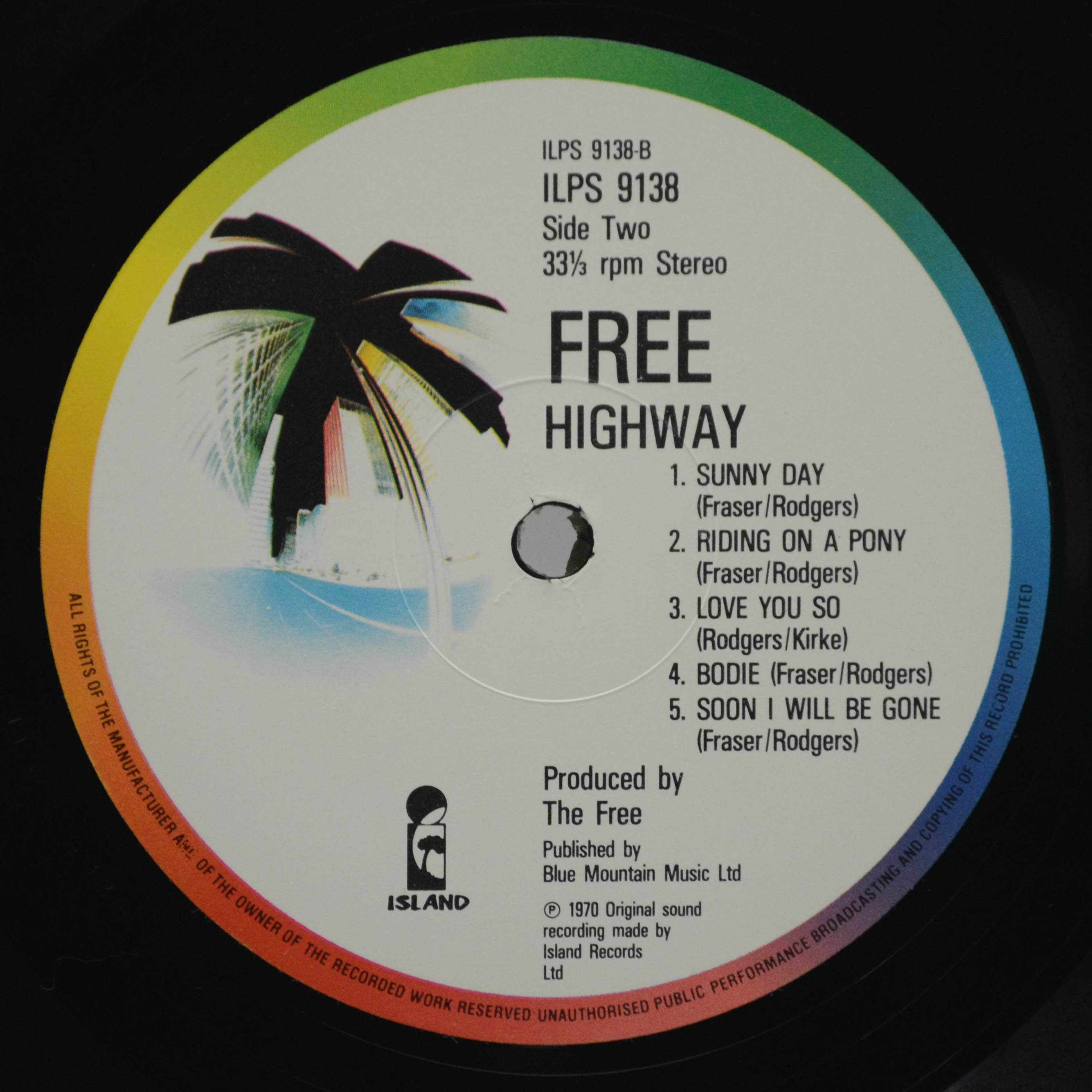 Free — Highway (UK), 1970