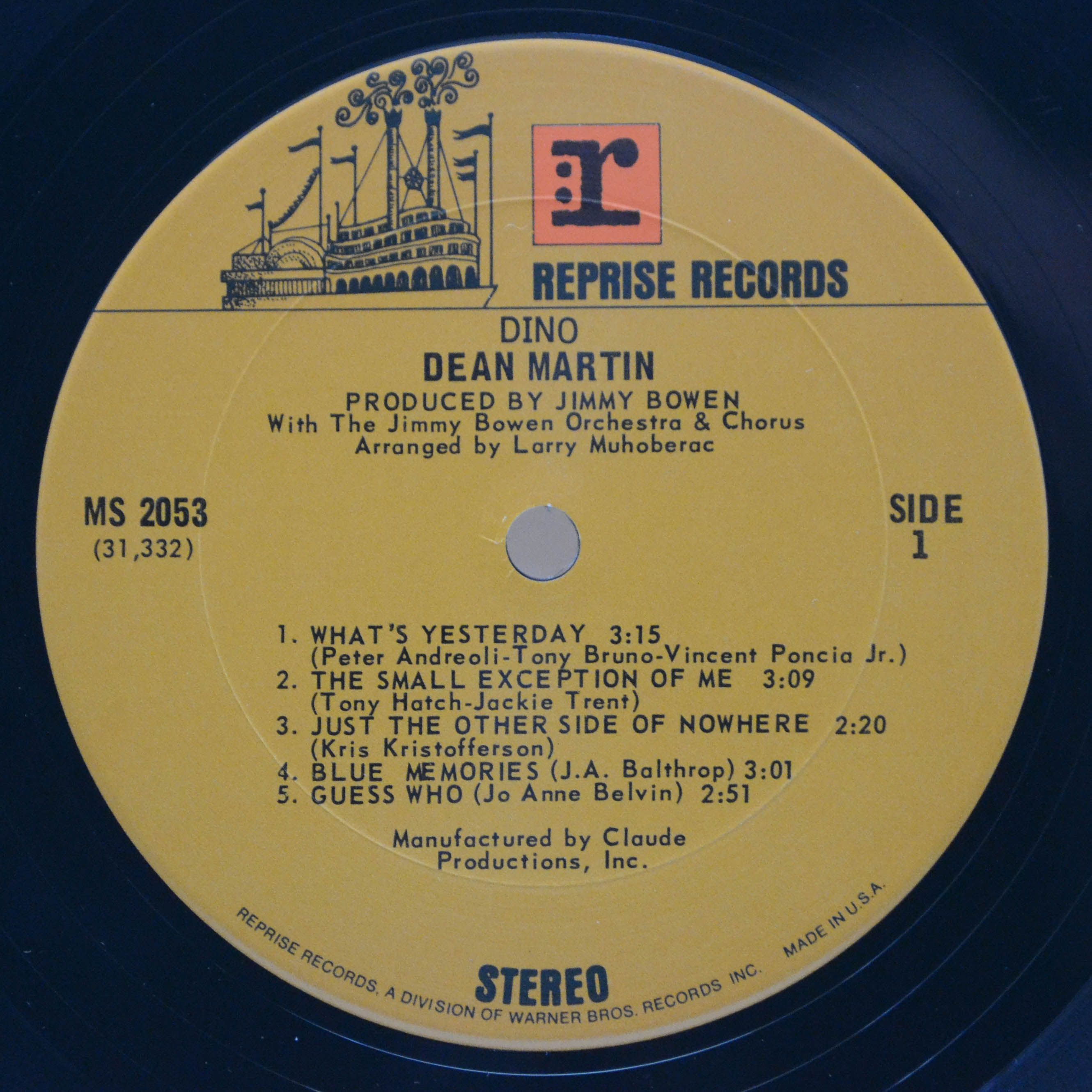 Dean Martin — Dino (1-st, USA), 1972