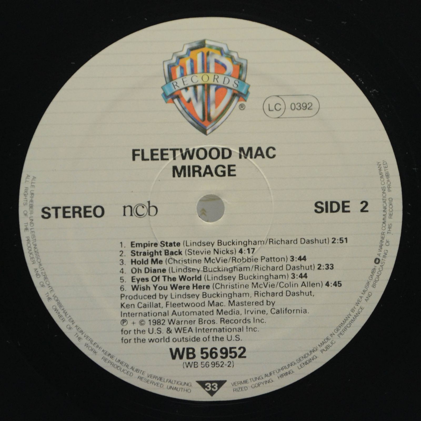 Fleetwood Mac — Mirage, 1982