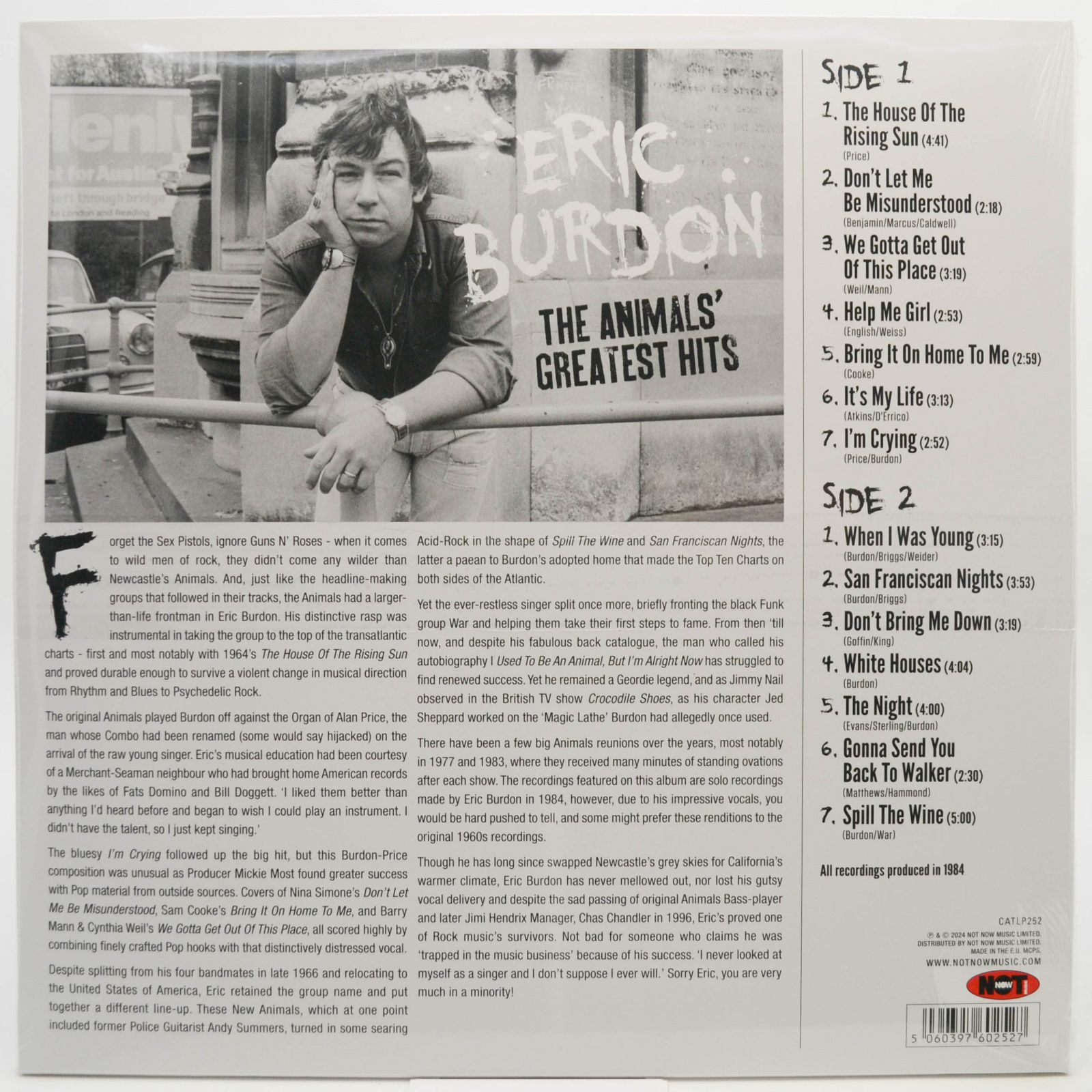 Eric Burdon — The Animals' Greatest Hits, 2024