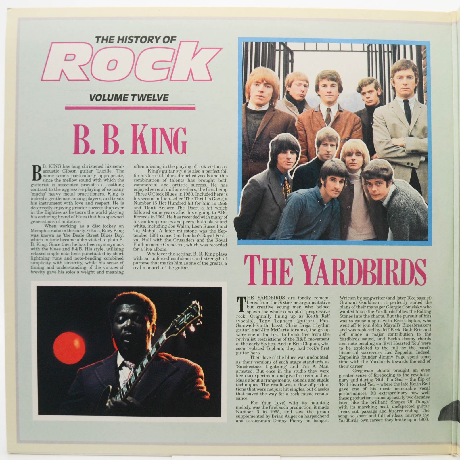 B. B. King / The Yardbirds / Alexis Korner / Fleetwood Mac — The History Of Rock (Volume Twelve) (2LP, UK), 1983