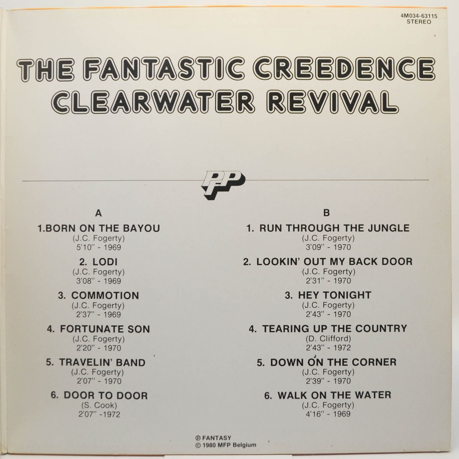 Creedence Clearwater Revival — The Fantastic Creedence Clearwater Revival, 1980