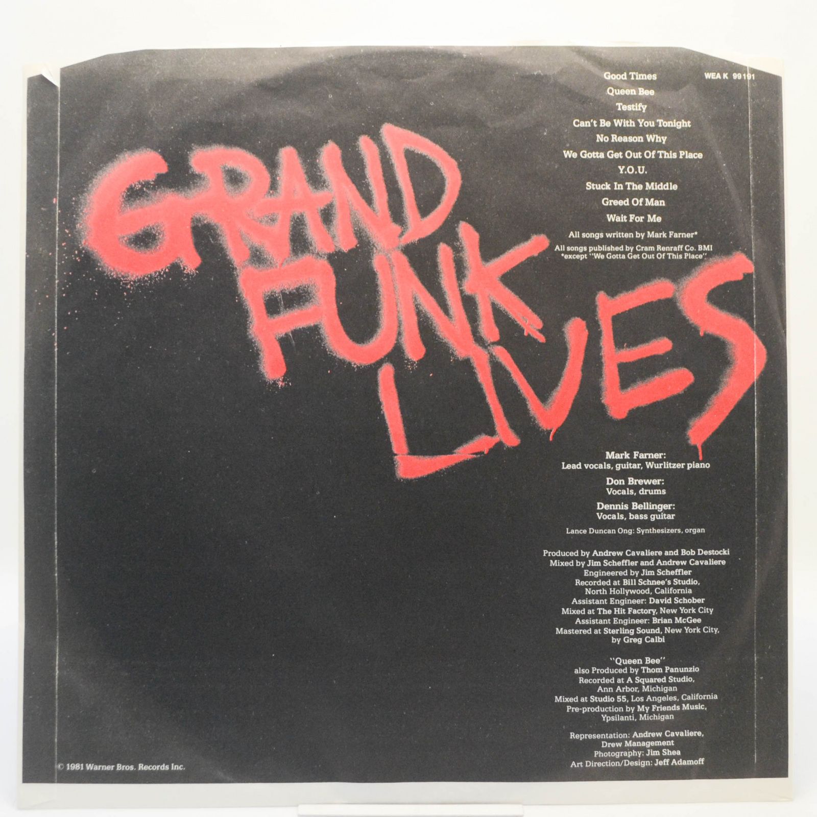 Grand Funk Railroad — Grand Funk Lives, 1981