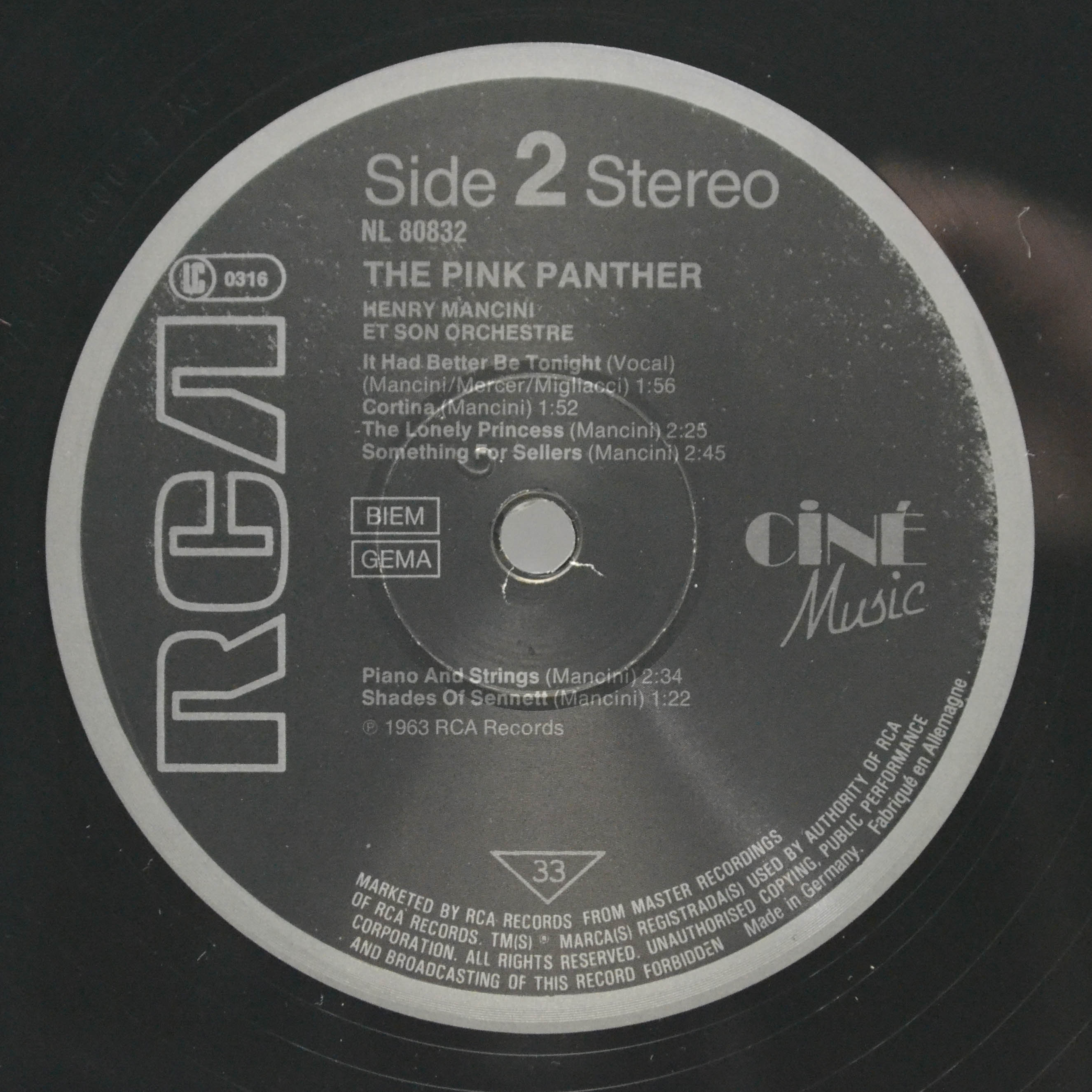 Henry Mancini — The Pink Panther, 1963