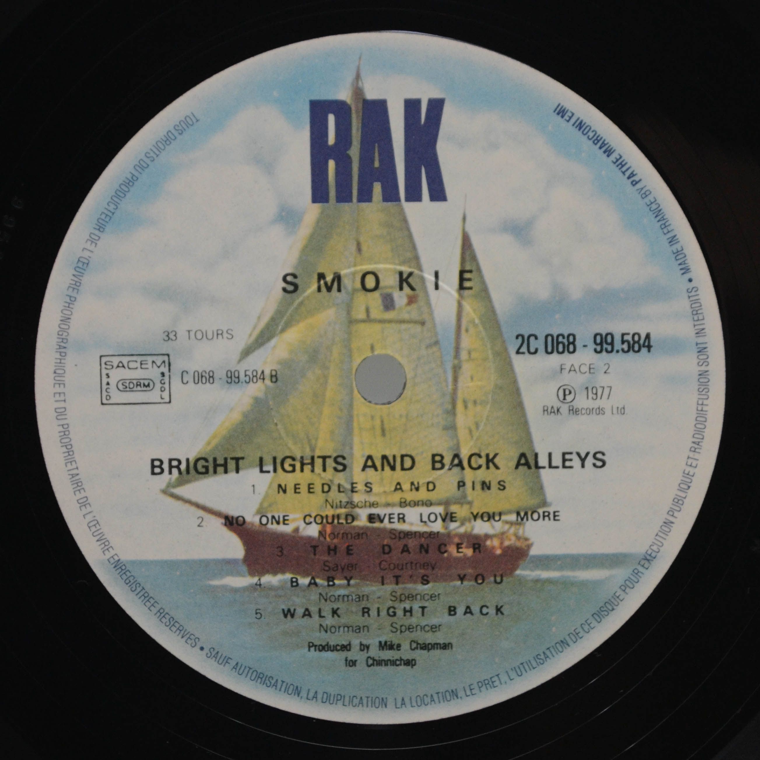 Smokie — Bright Lights And Back Alleys, 1977