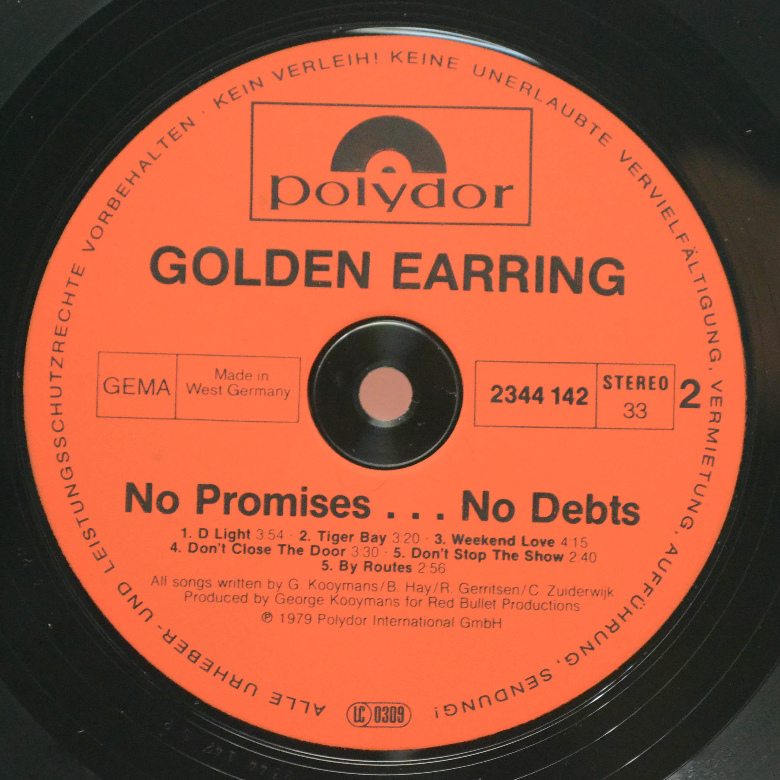 Golden Earring — No Promises ... No Debts, 1979