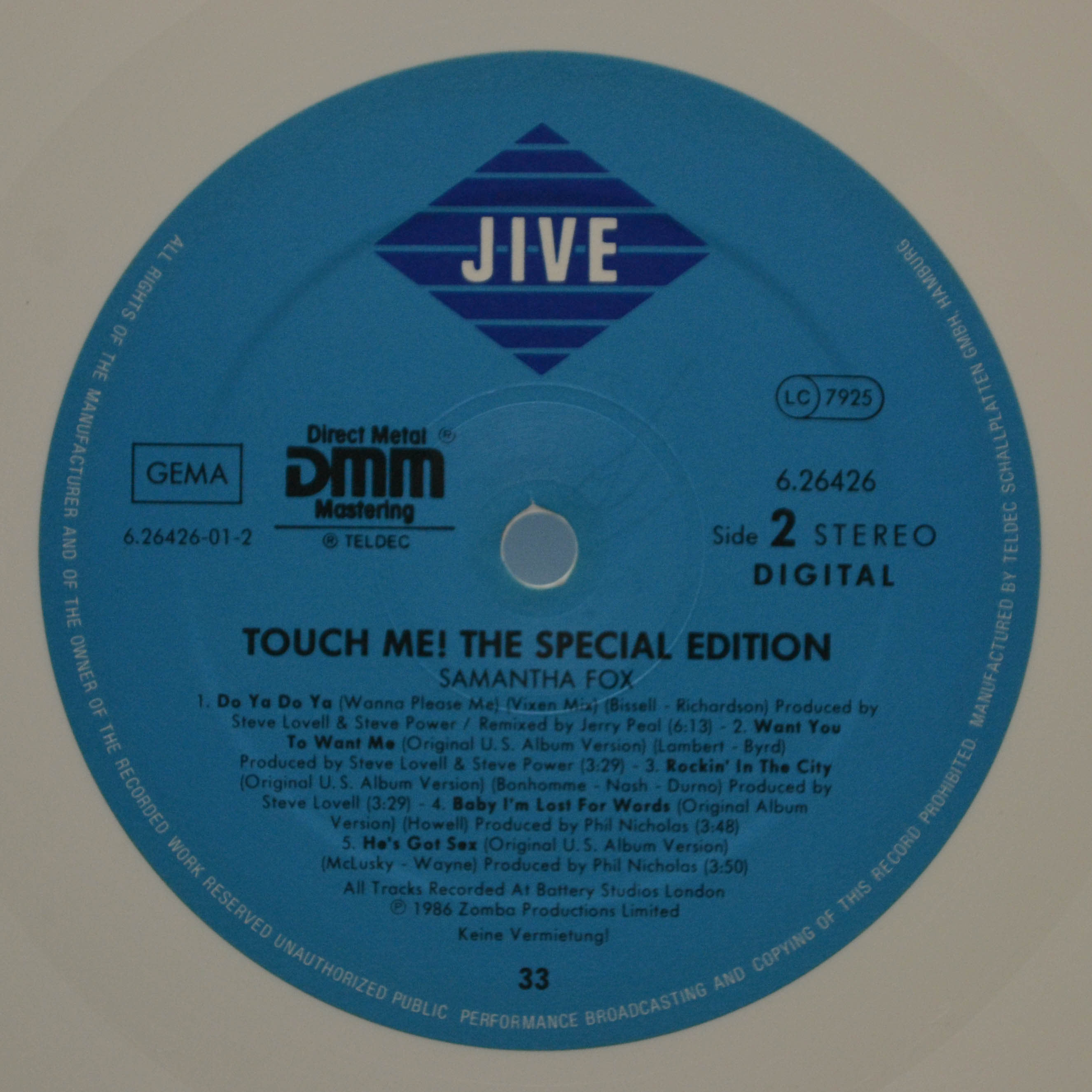 Samantha Fox — Touch Me, 1986