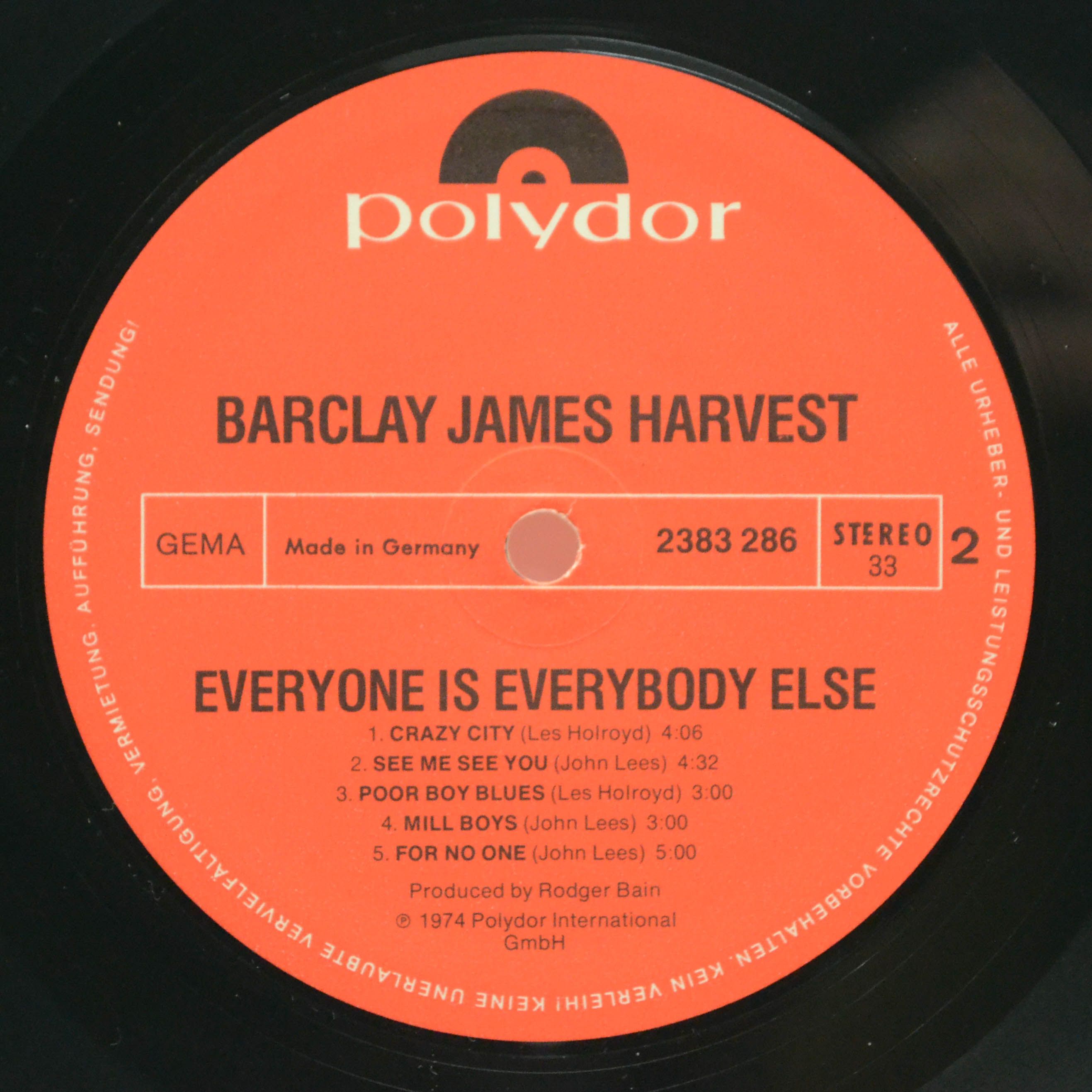Barclay James Harvest — Everyone Is Everybody Else, 1974