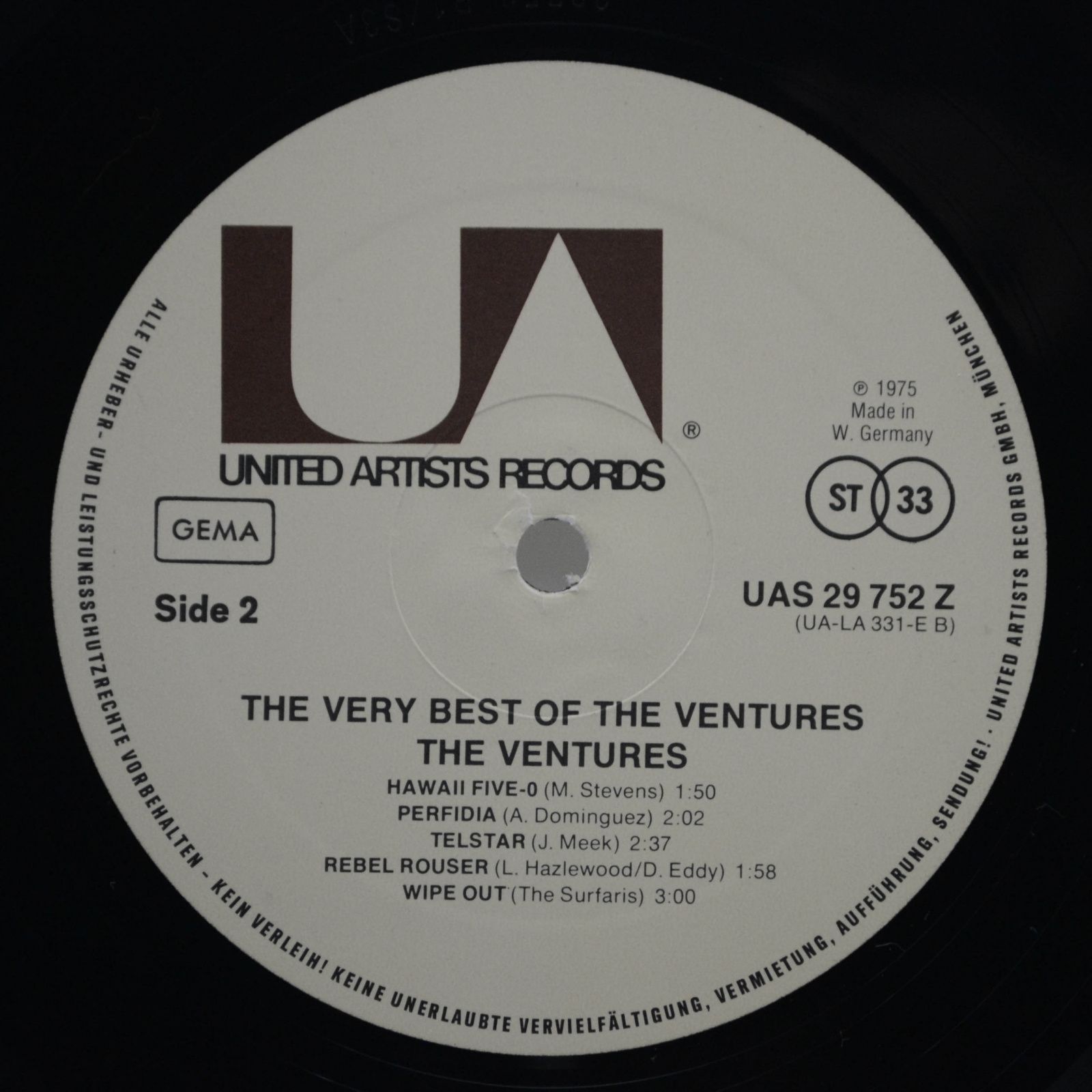 Ventures — The Very Best Of The Ventures, 1975