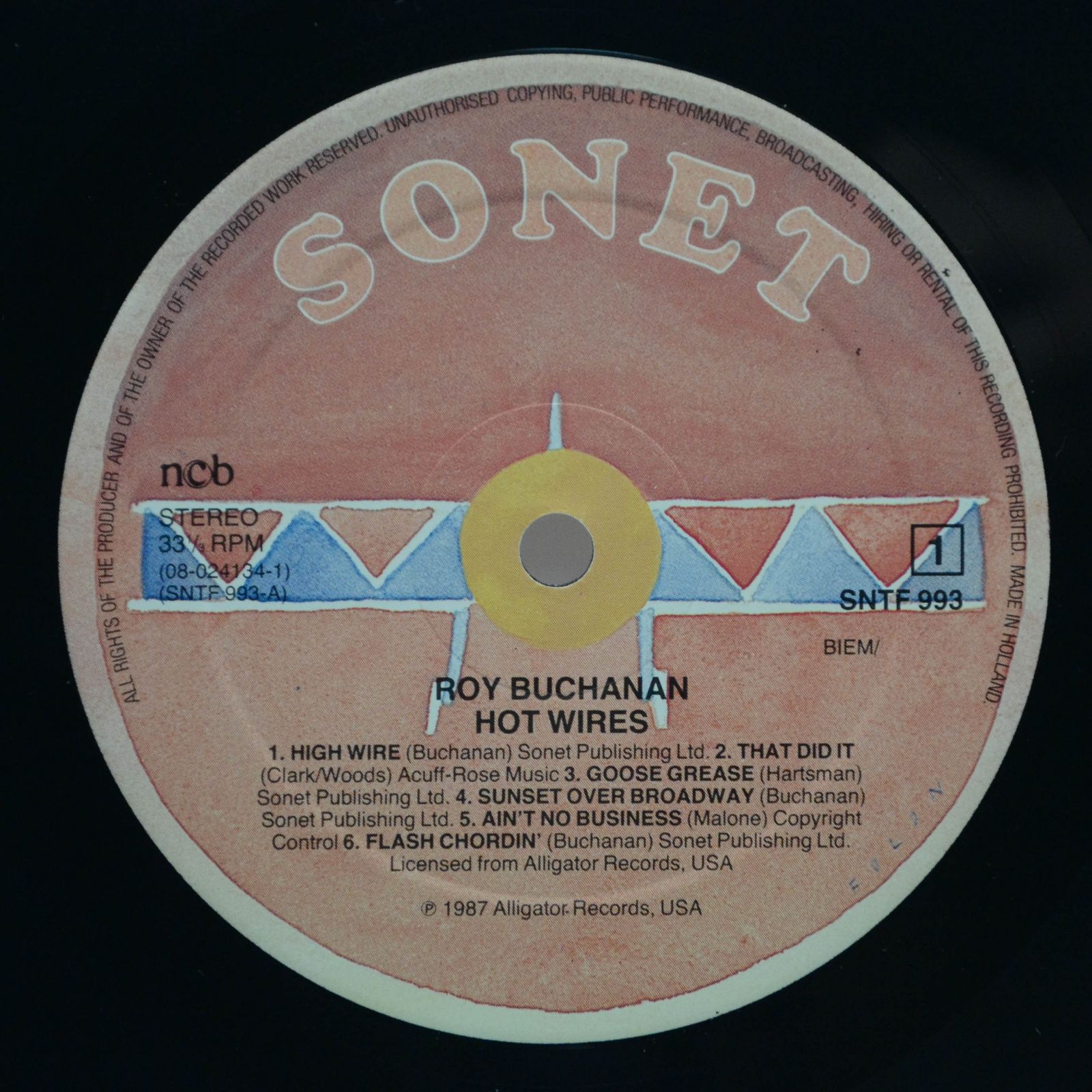Roy Buchanan — Hot Wires, 1987
