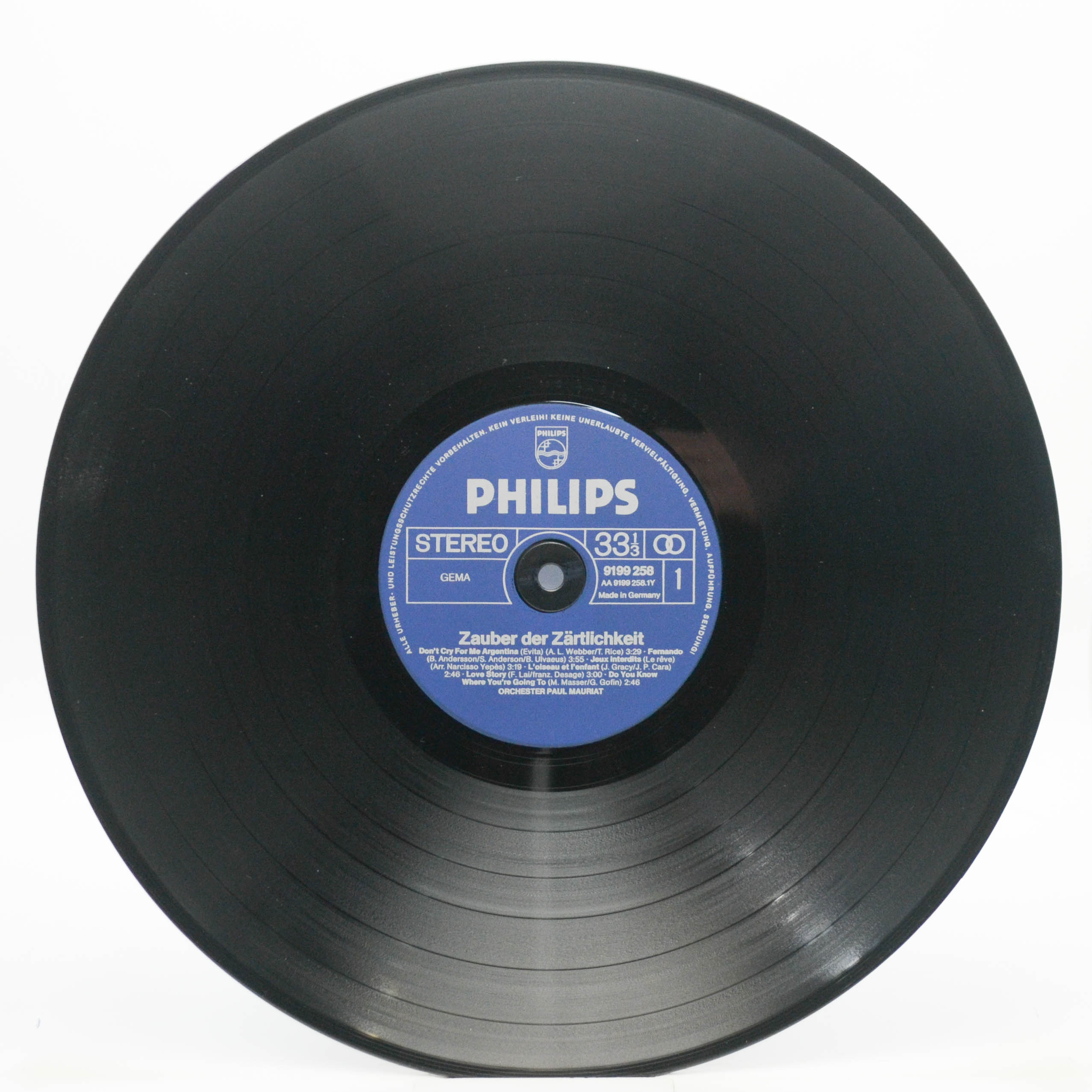 Orchester Paul Mauriat — Zauber Der Zärtlichkeit, 1977