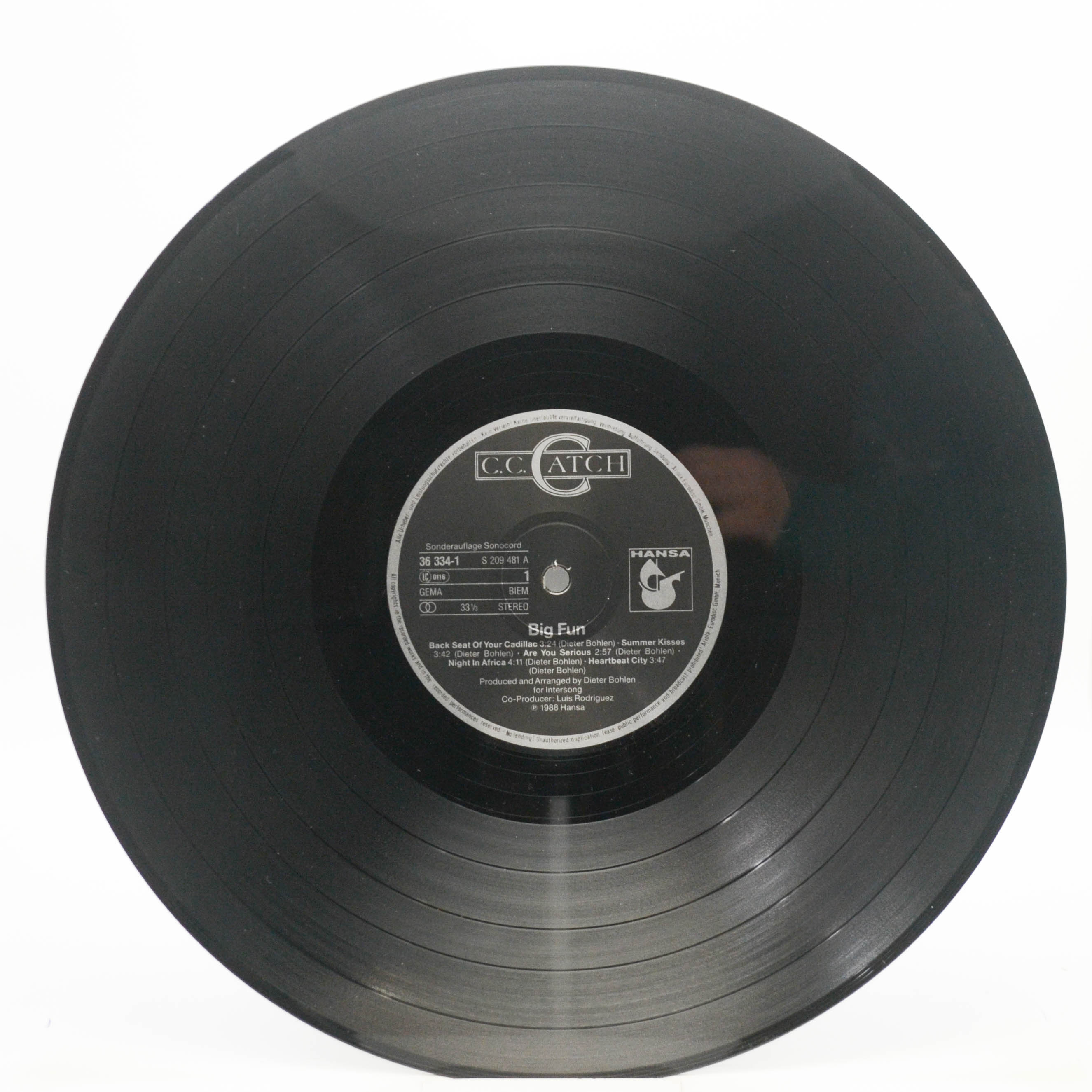 C.C. Catch — Big Fun, 1988