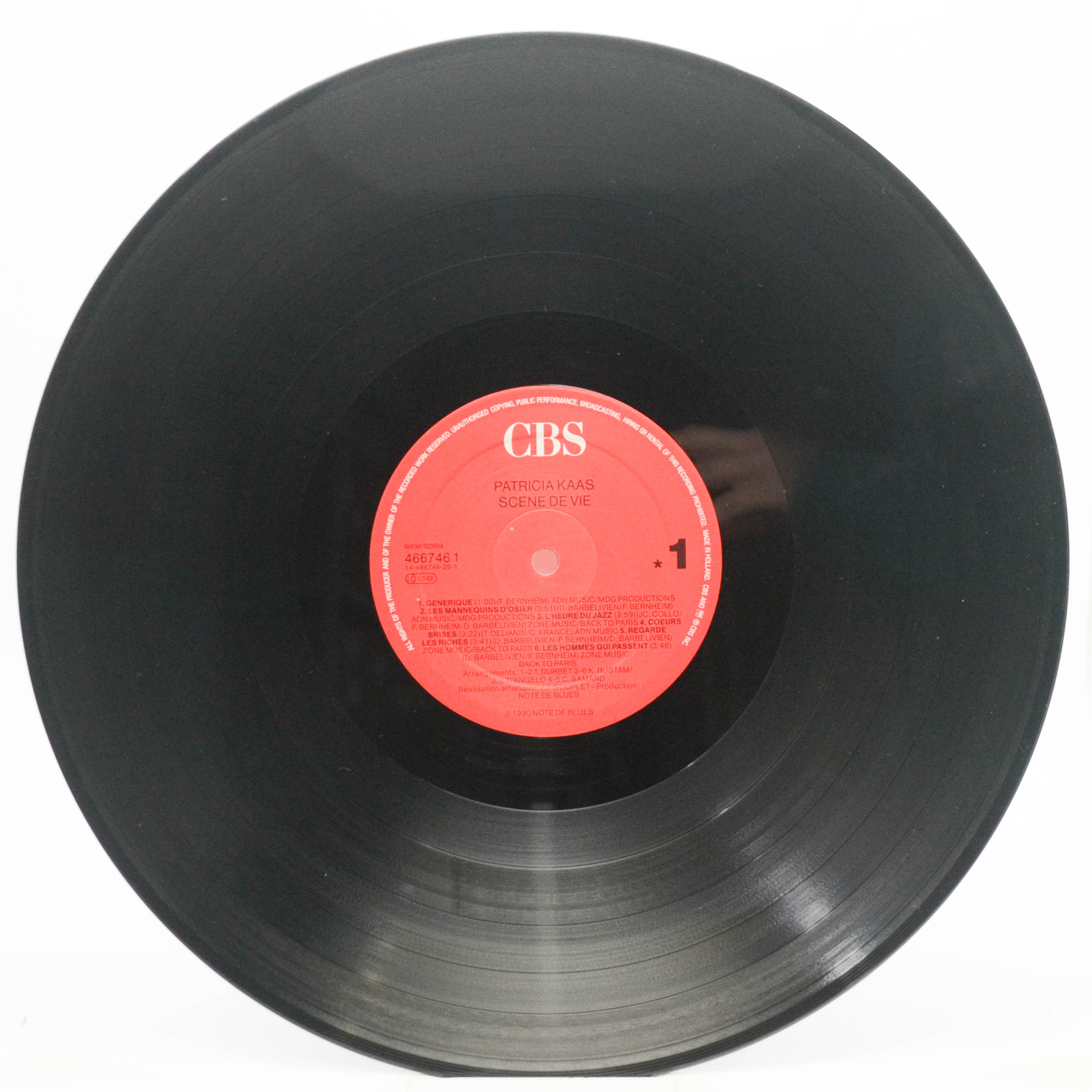 Patricia Kaas — Scène De Vie, 1990