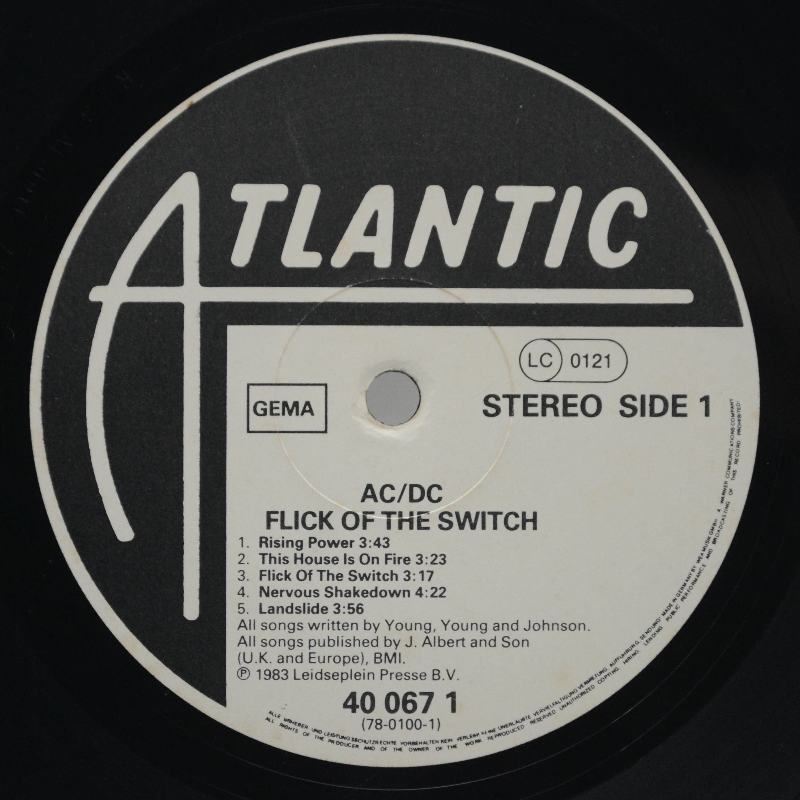 AC/DC — Flick Of The Switch, 1983