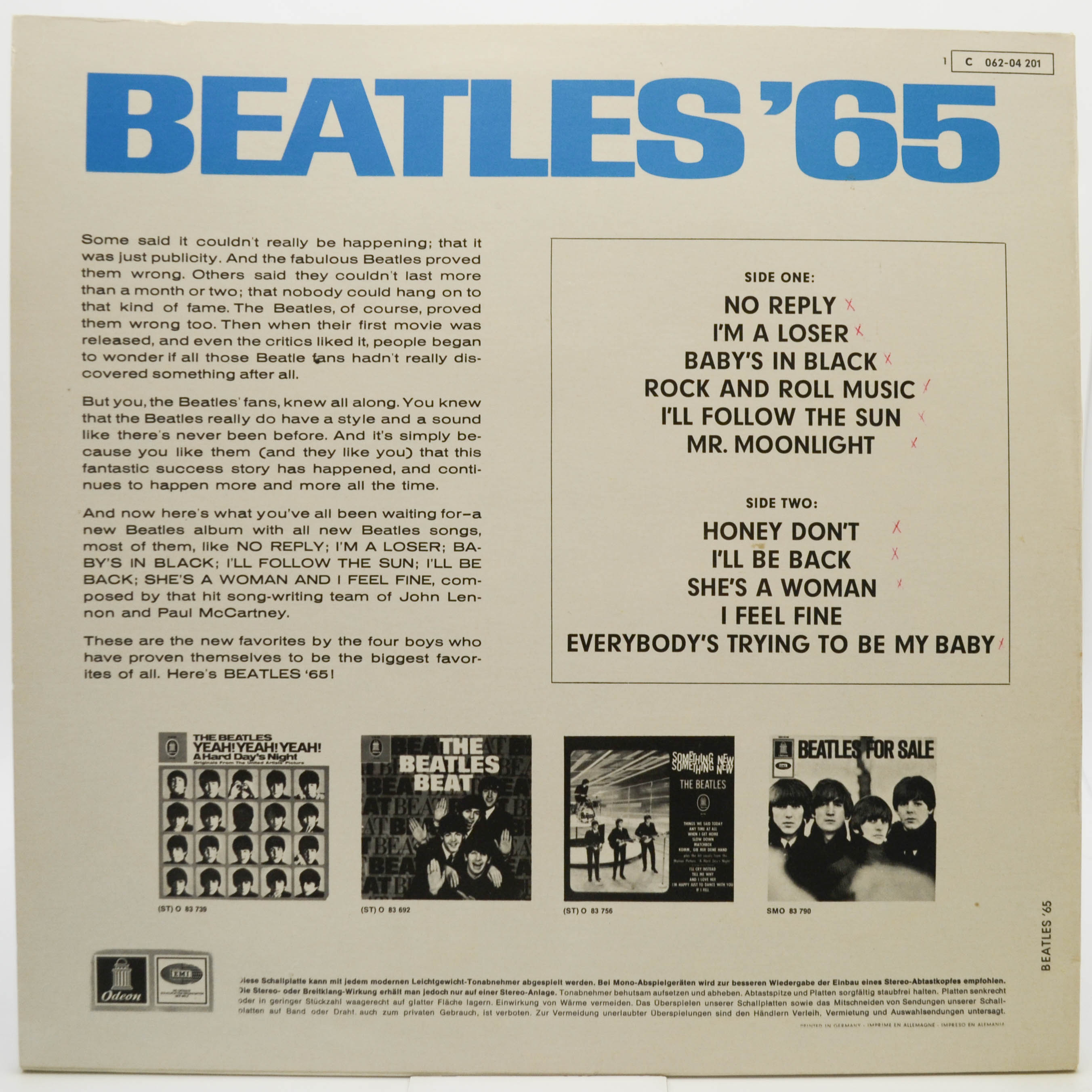 Beatles — Beatles '65, 1964