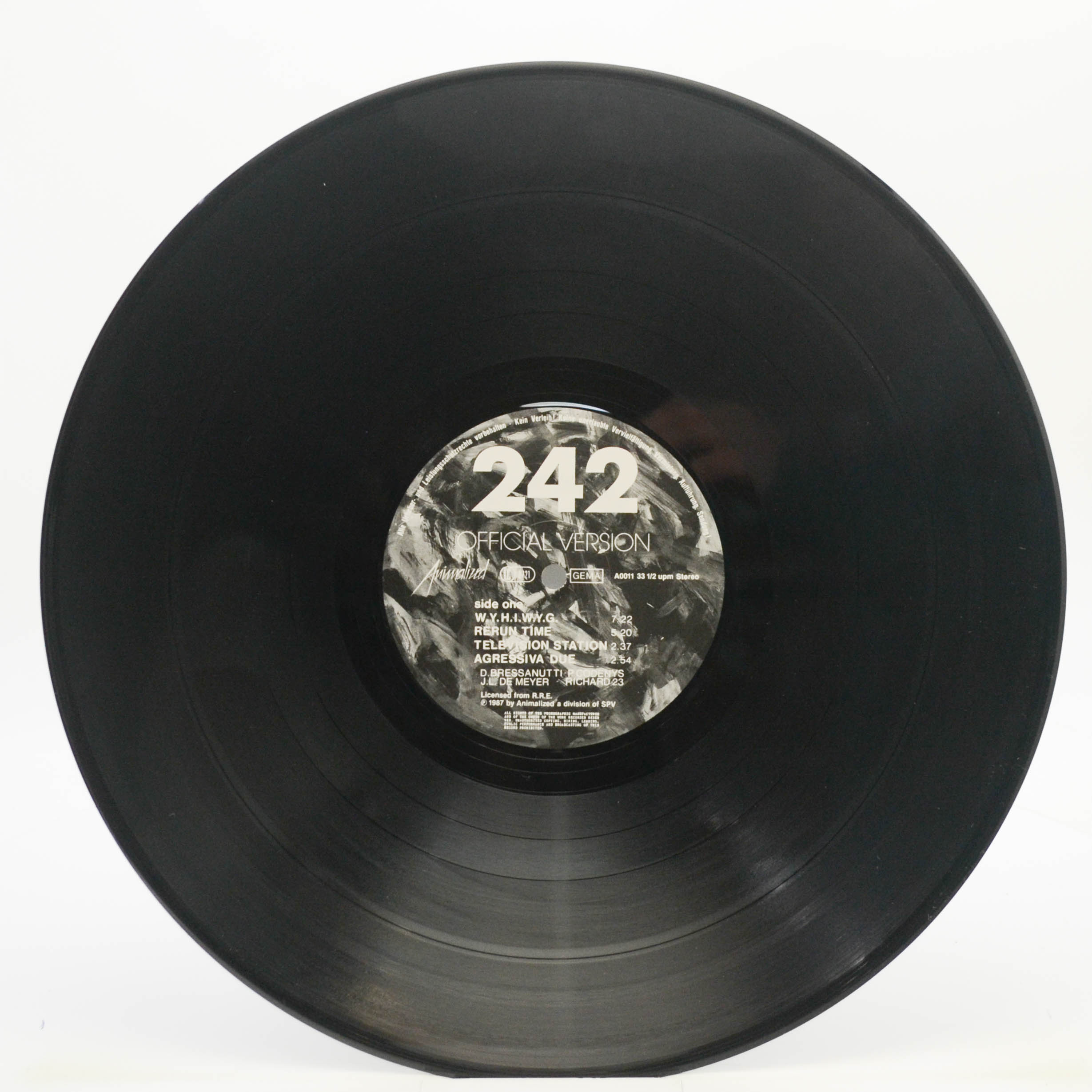 Виниловая пластинка Front 242 — Official Version, 1987