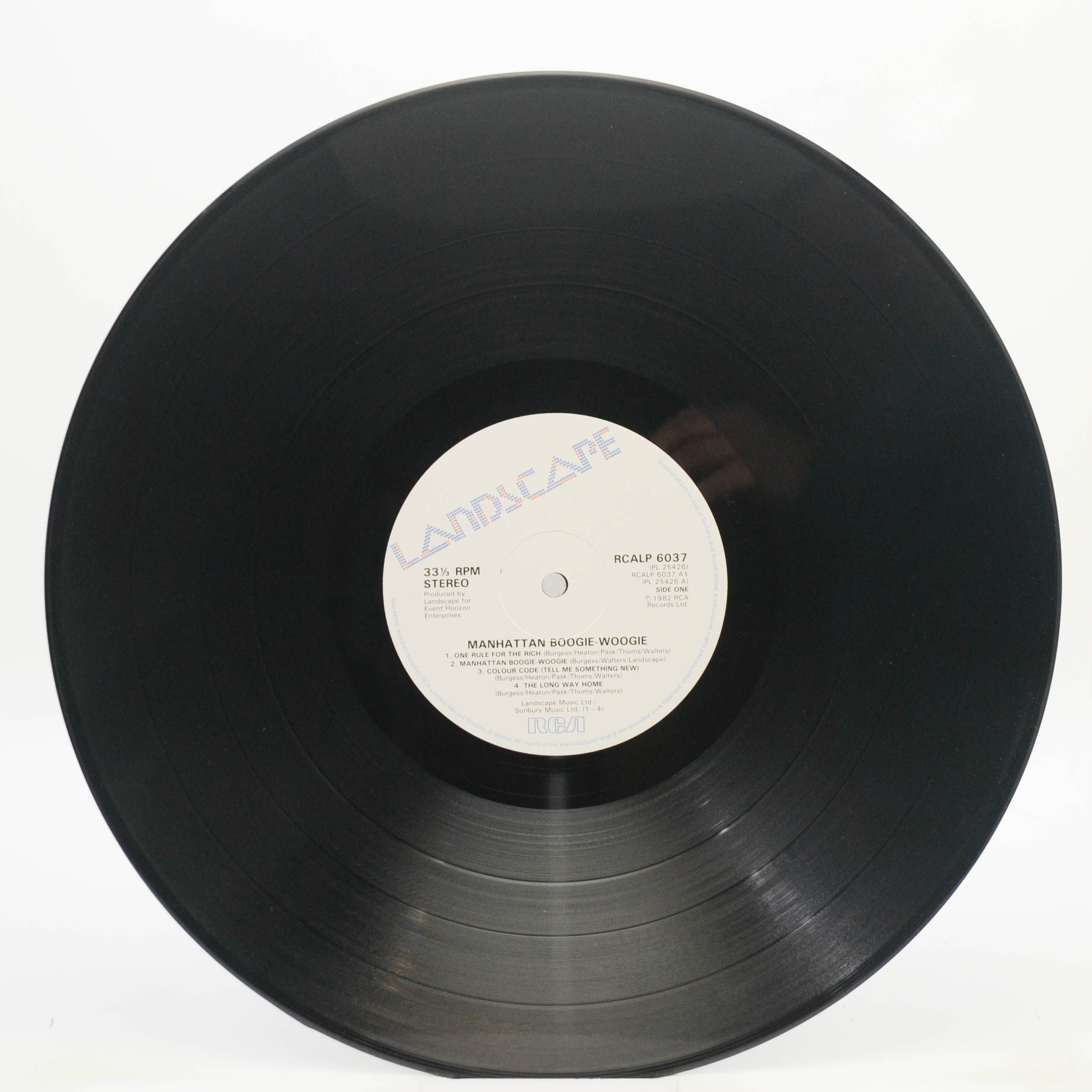 Виниловая пластинка Landscape — Manhattan Boogie-Woogie (1-st, UK), 1982