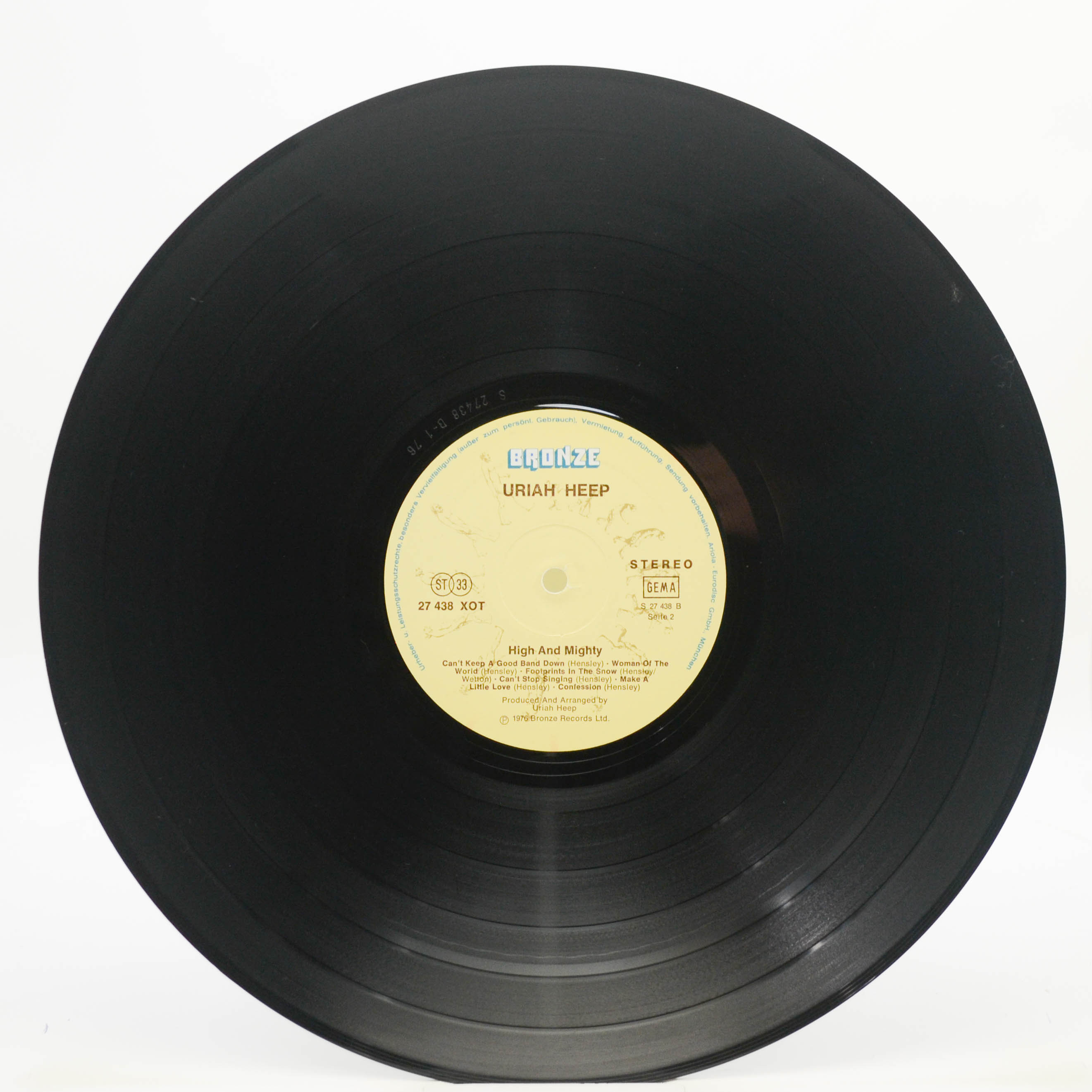 Uriah Heep — High And Mighty, 1976