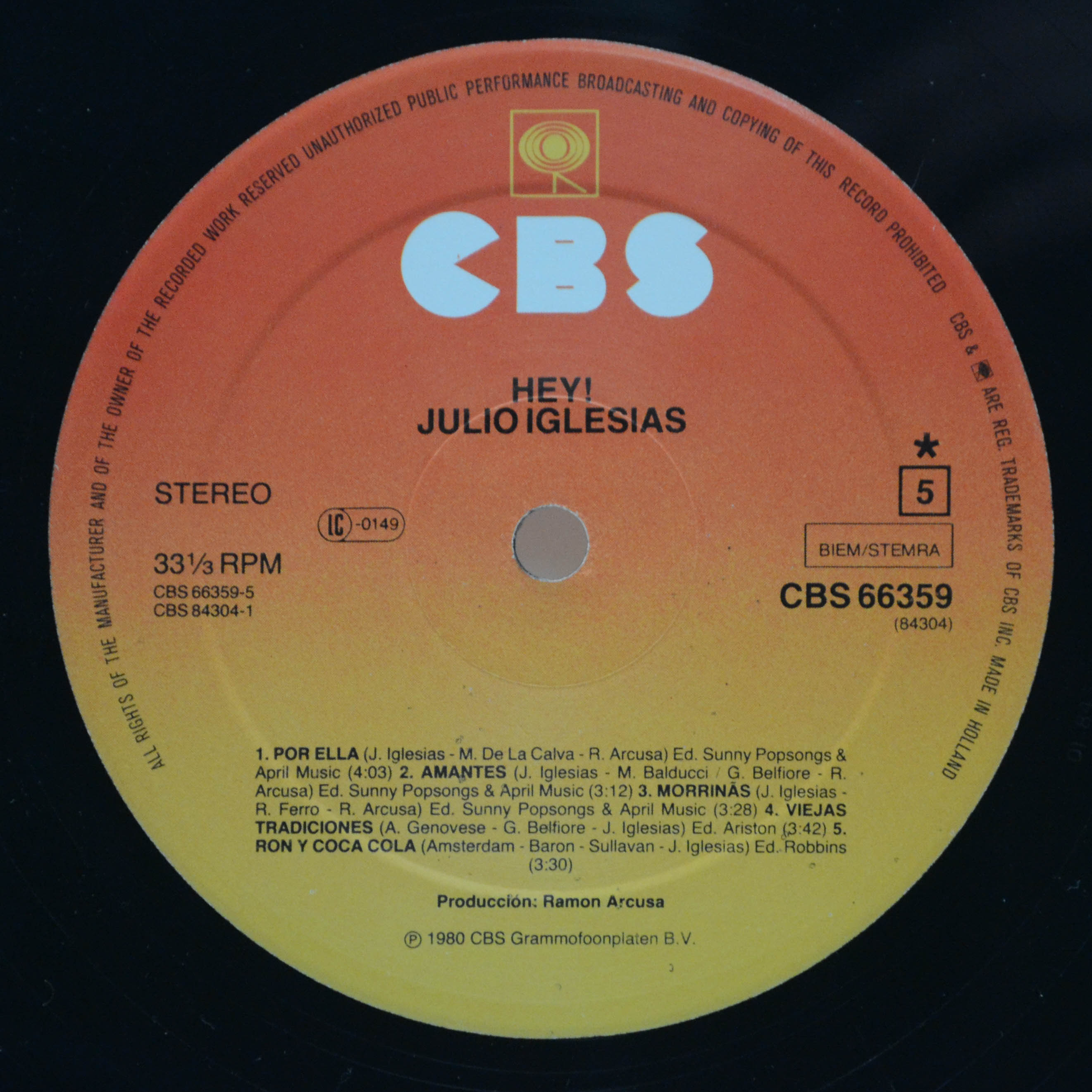 Julio Iglesias — 3 Gold Records (3LP, Box-set), 1980