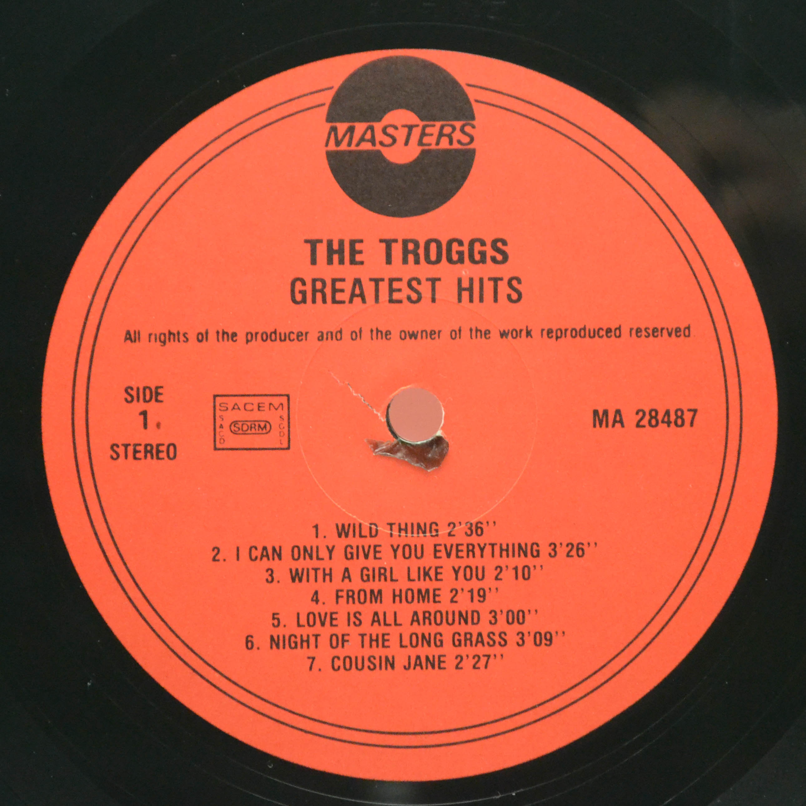 Troggs — Greatest Hits, 1993