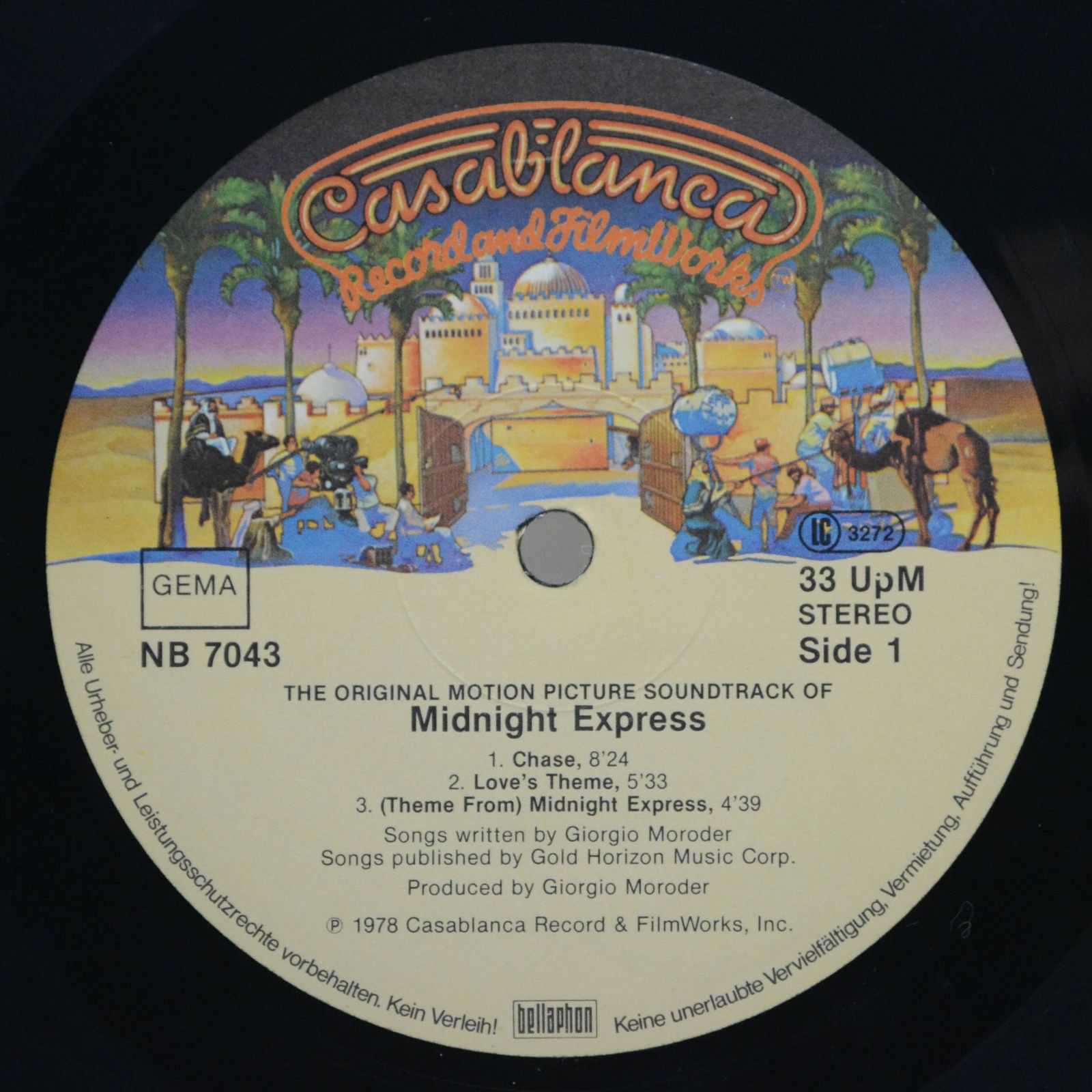 Giorgio Moroder — Midnight Express (Music From The Original Motion Picture Soundtrack), 1978